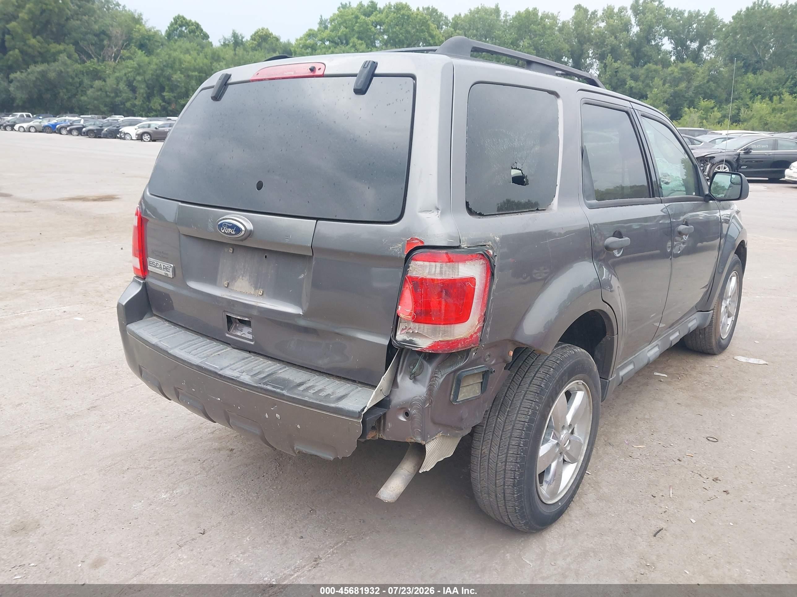2010 Ford Escape Xlt Gray vin: 1FMCU0D73AKA33262