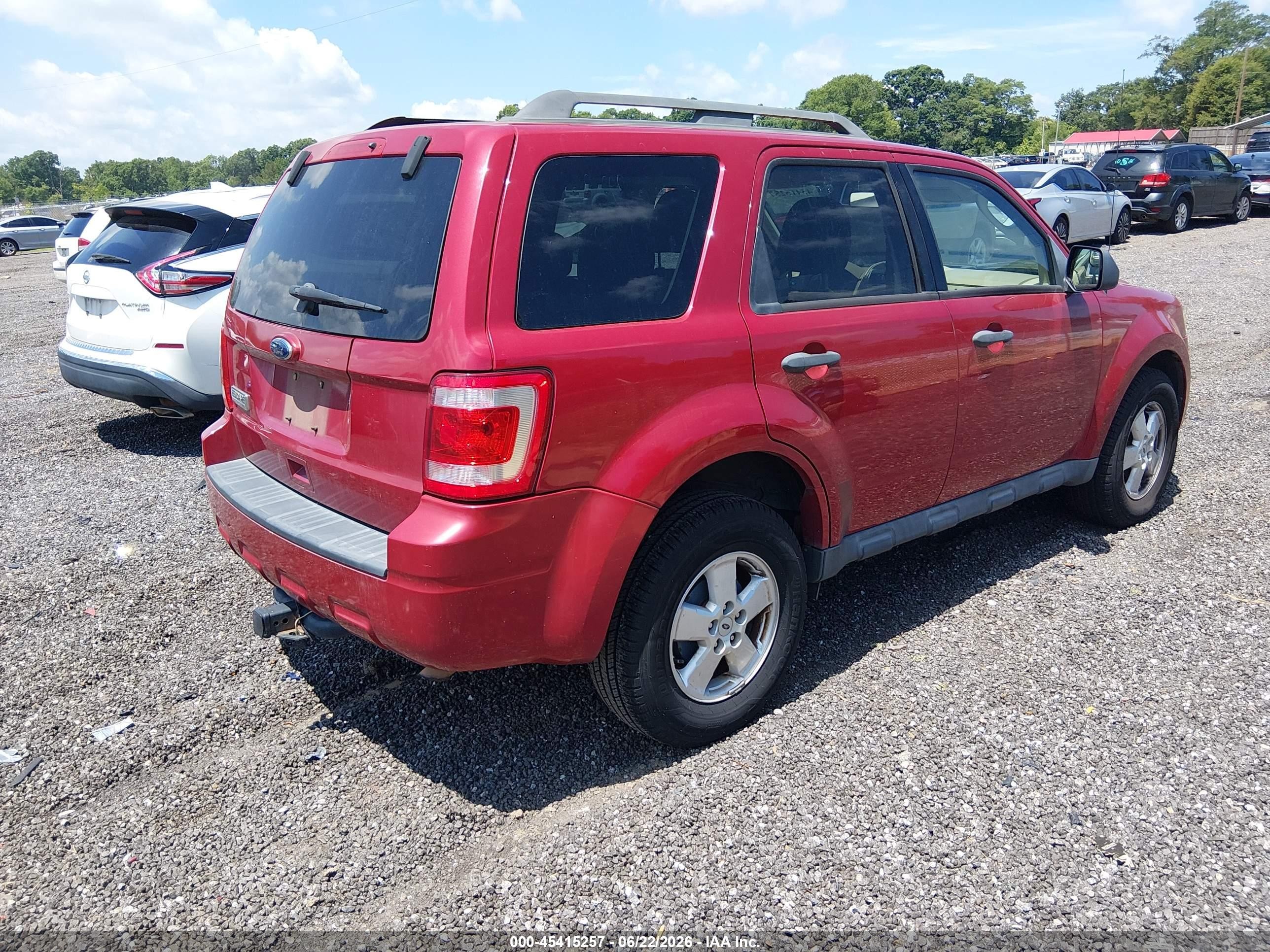 2010 Ford Escape Xlt Red vin: 1FMCU0D73AKA85913