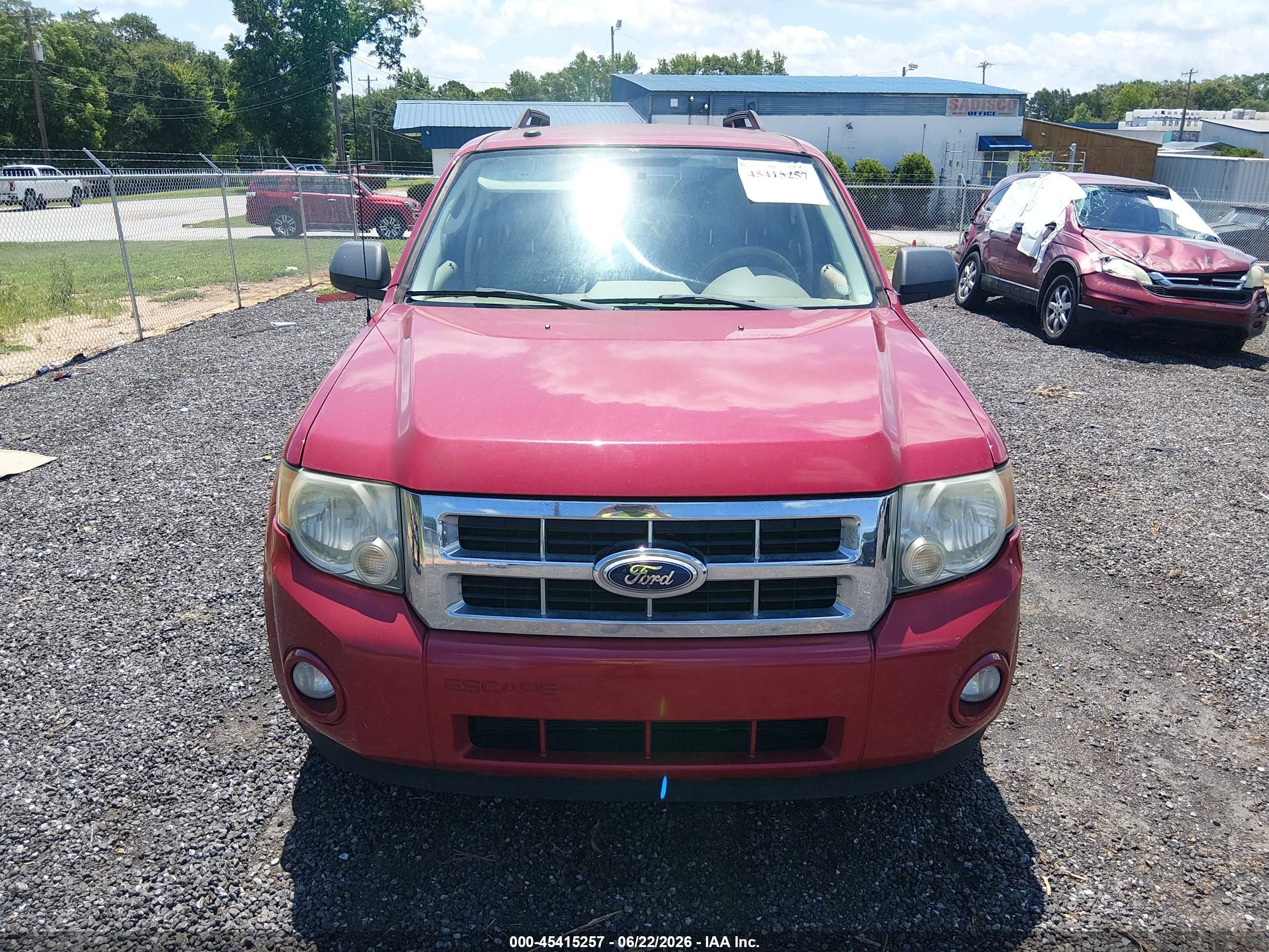 2010 Ford Escape Xlt Red vin: 1FMCU0D73AKA85913