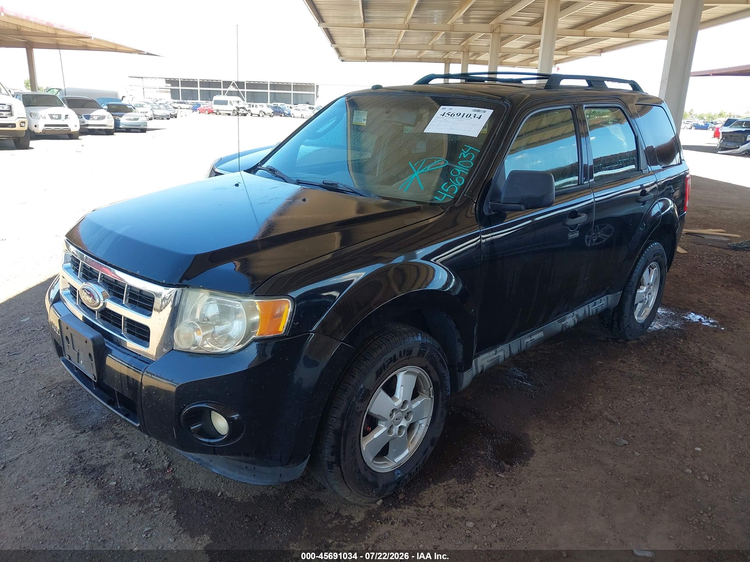 2010 Ford Escape Xlt Black vin: 1FMCU0D73AKC94438