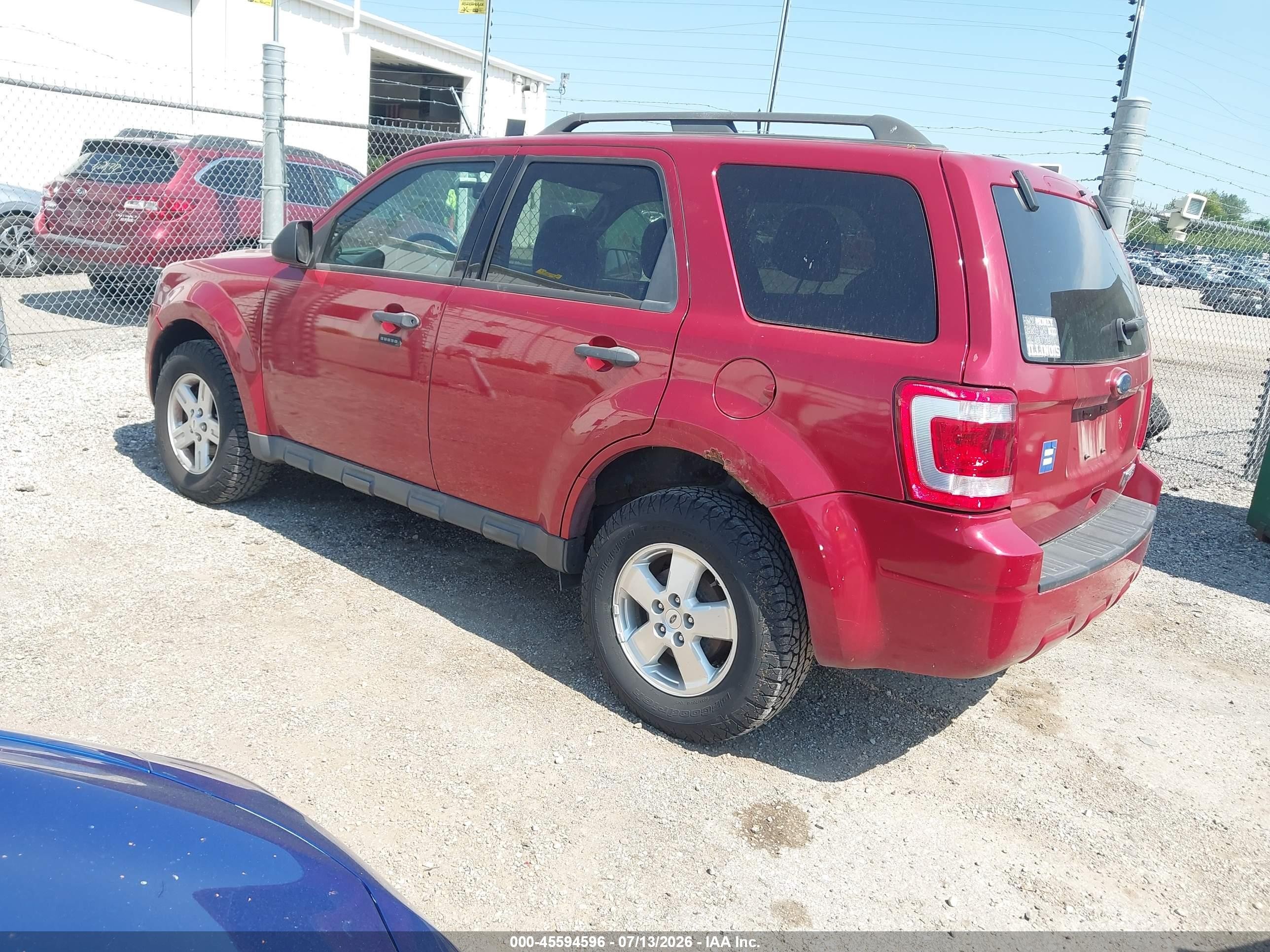 2011 Ford Escape Xlt Красный vin: 1FMCU0D73BKA43369