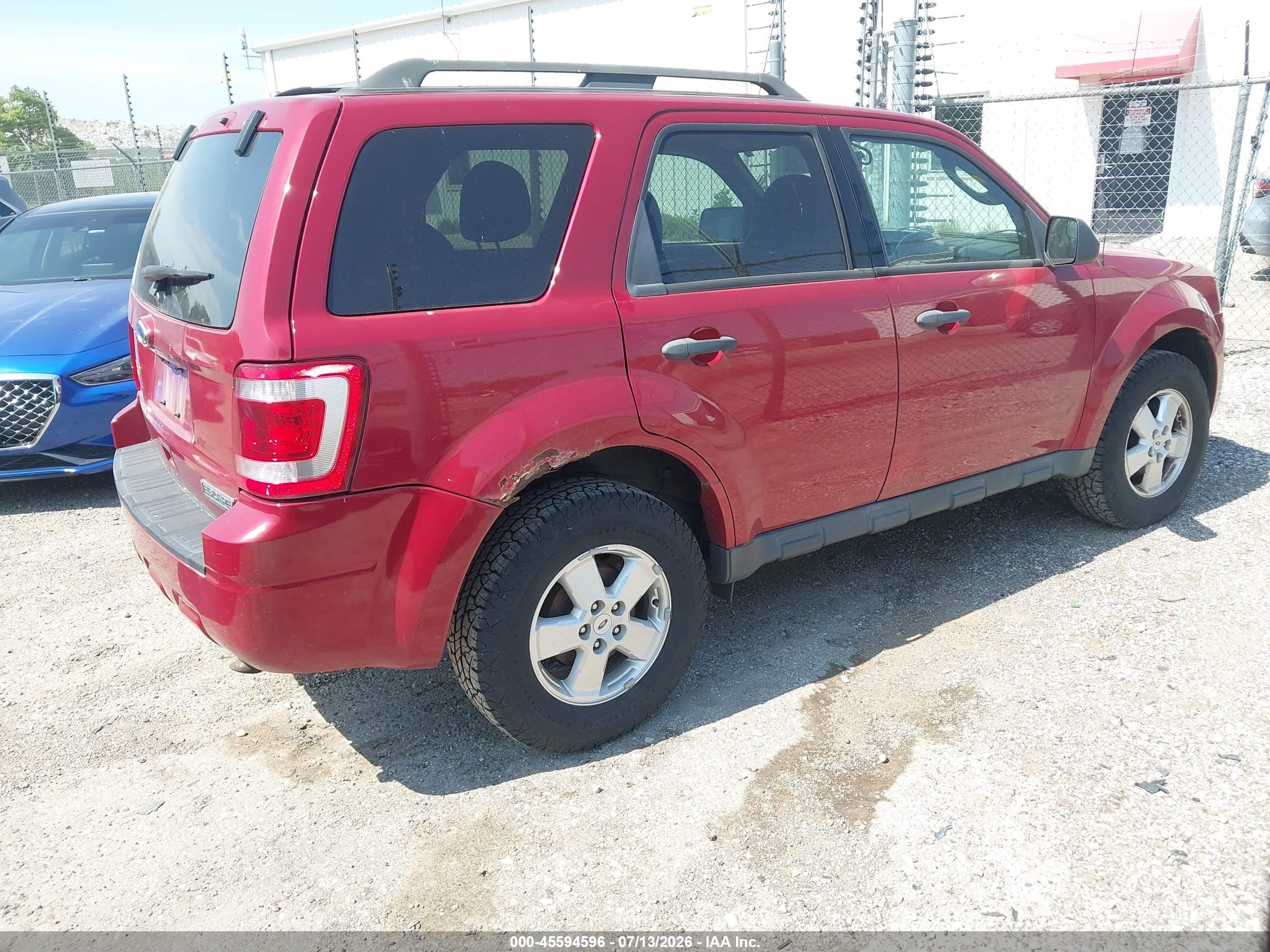 2011 Ford Escape Xlt Красный vin: 1FMCU0D73BKA43369