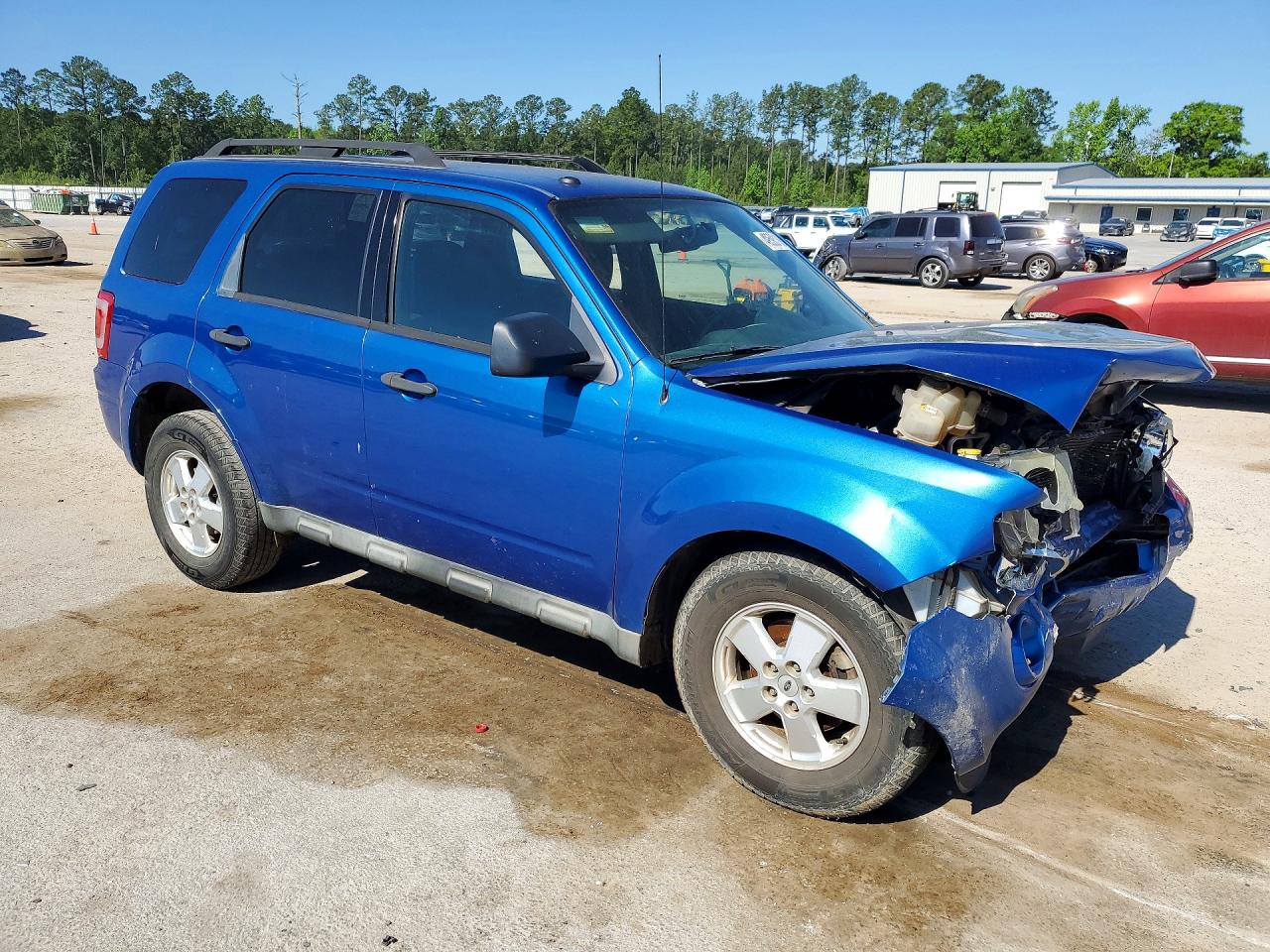 2011 Ford Escape Xlt Blue vin: 1FMCU0D73BKA52783