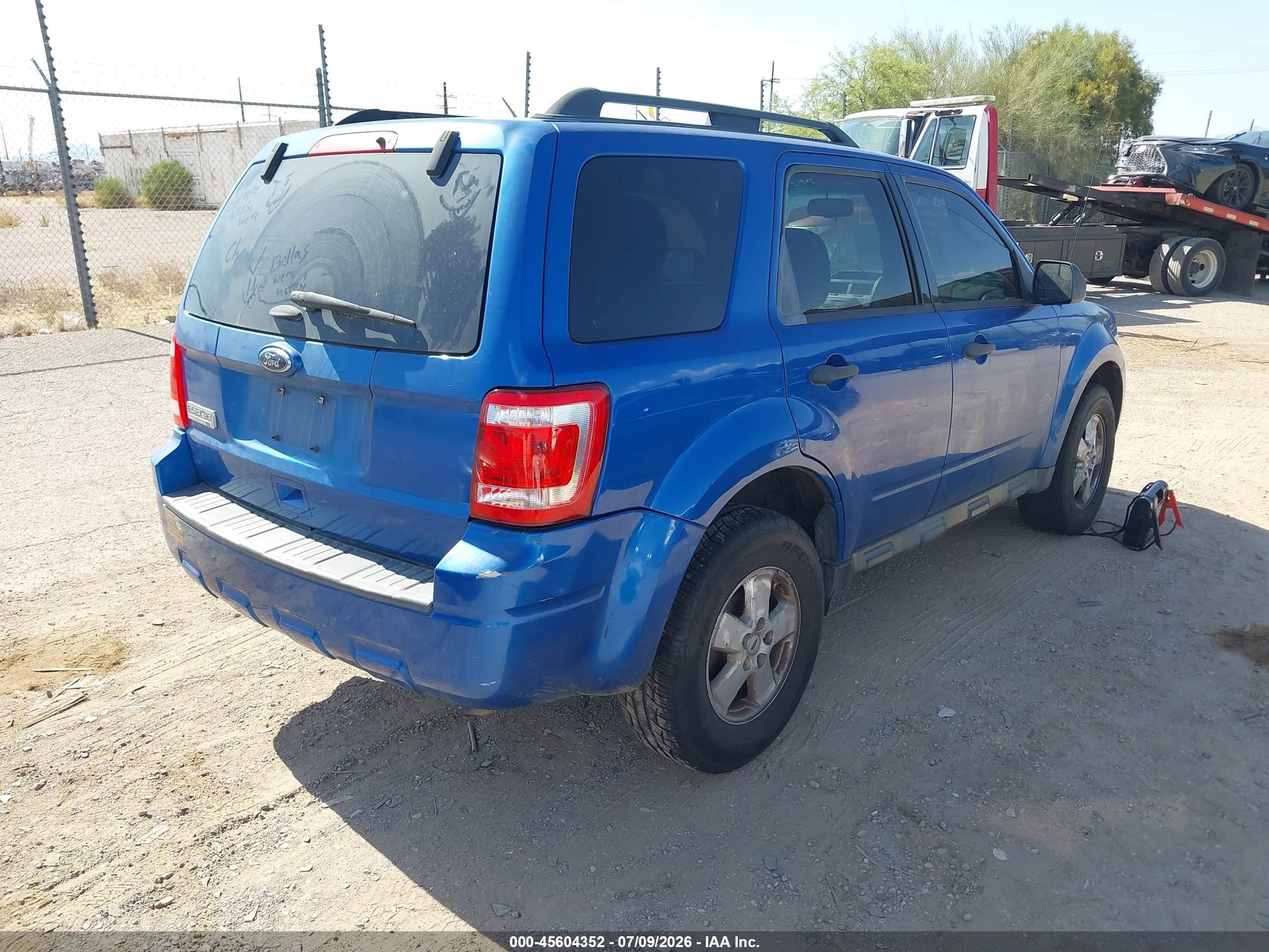 2011 Ford Escape Xlt Blue vin: 1FMCU0D73BKB66721