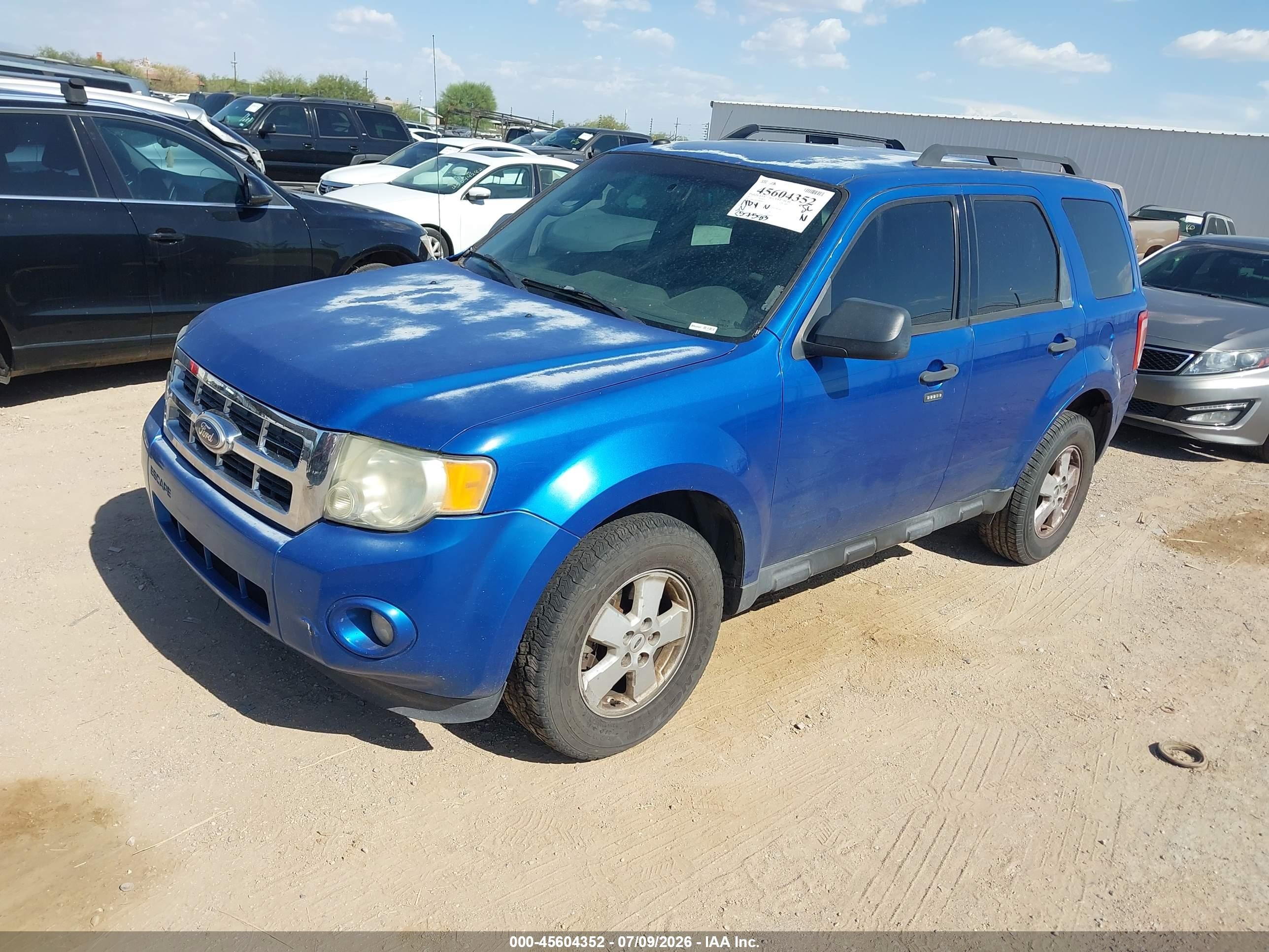 2011 Ford Escape Xlt Blue vin: 1FMCU0D73BKB66721
