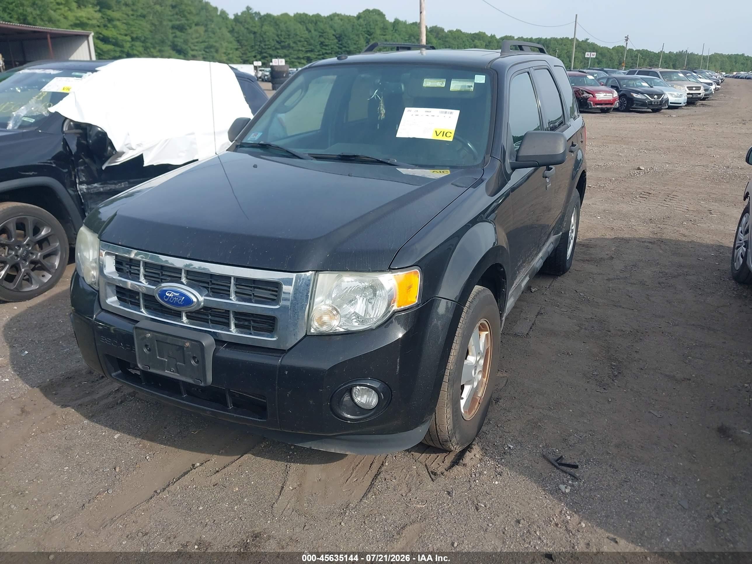 2011 Ford Escape Xlt Черный vin: 1FMCU0D73BKC01158