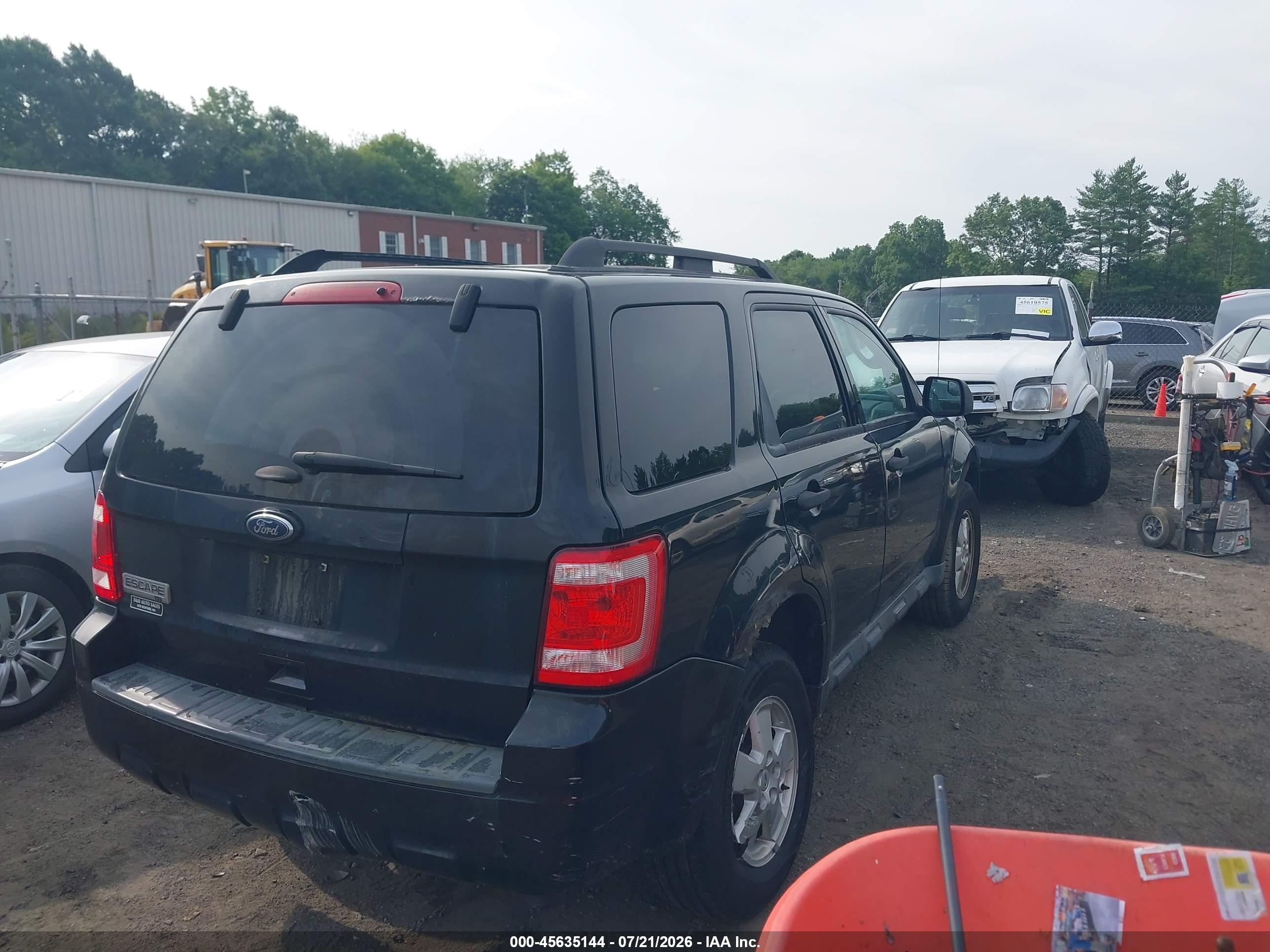 2011 Ford Escape Xlt Черный vin: 1FMCU0D73BKC01158