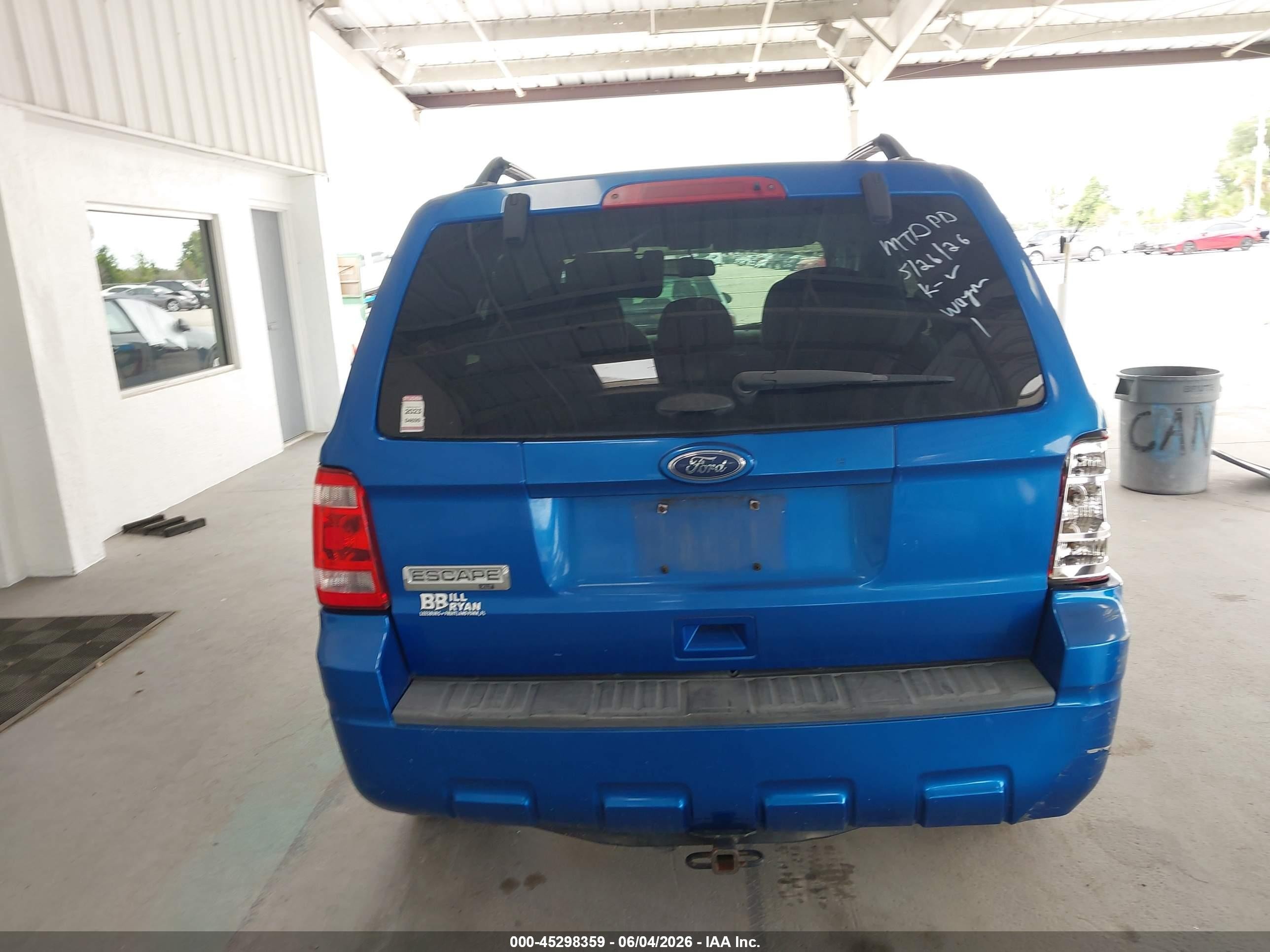 2012 Ford Escape Xlt Синий vin: 1FMCU0D73CKA81623