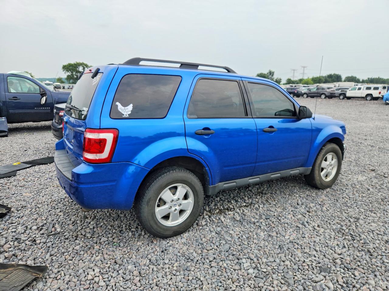 2012 Ford Escape Xlt Blue vin: 1FMCU0D73CKB10215