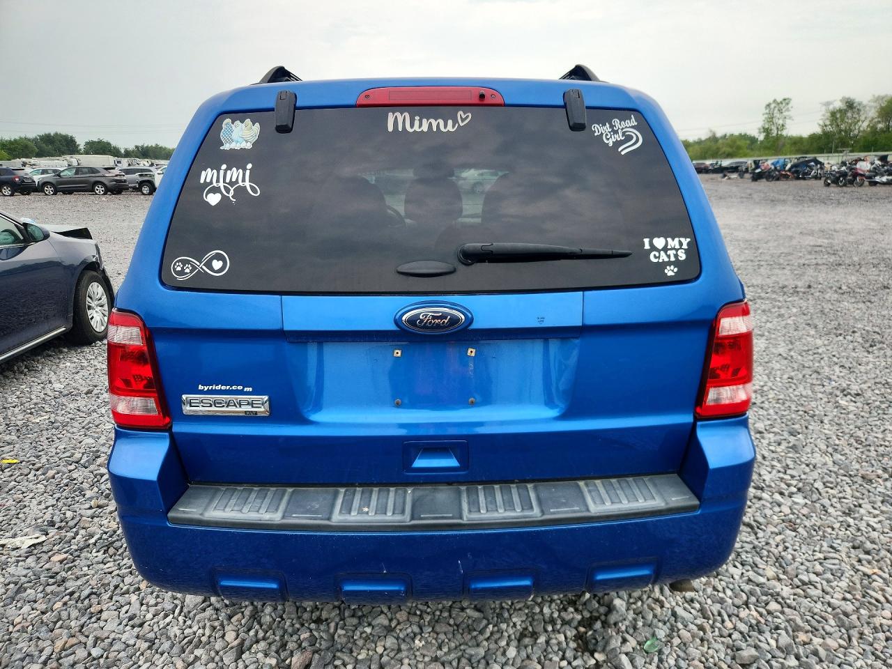 2012 Ford Escape Xlt Blue vin: 1FMCU0D73CKB10215