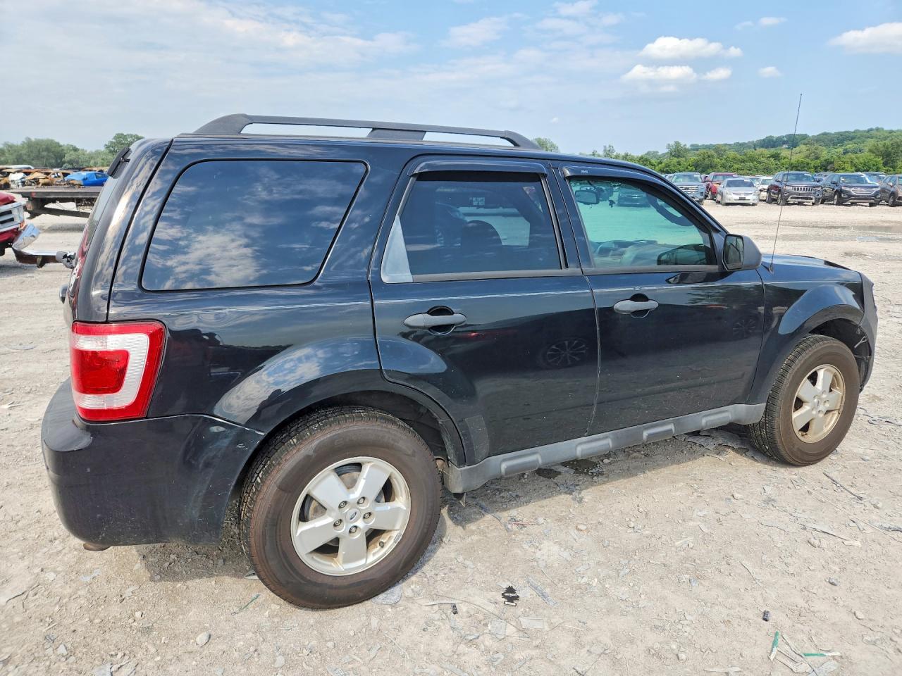 2012 Ford Escape Xlt Black vin: 1FMCU0D73CKB33834