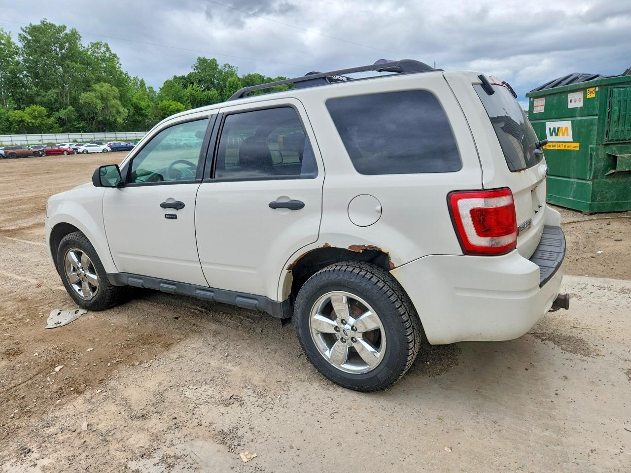 2012 Ford Escape Xlt White vin: 1FMCU0D73CKB96903