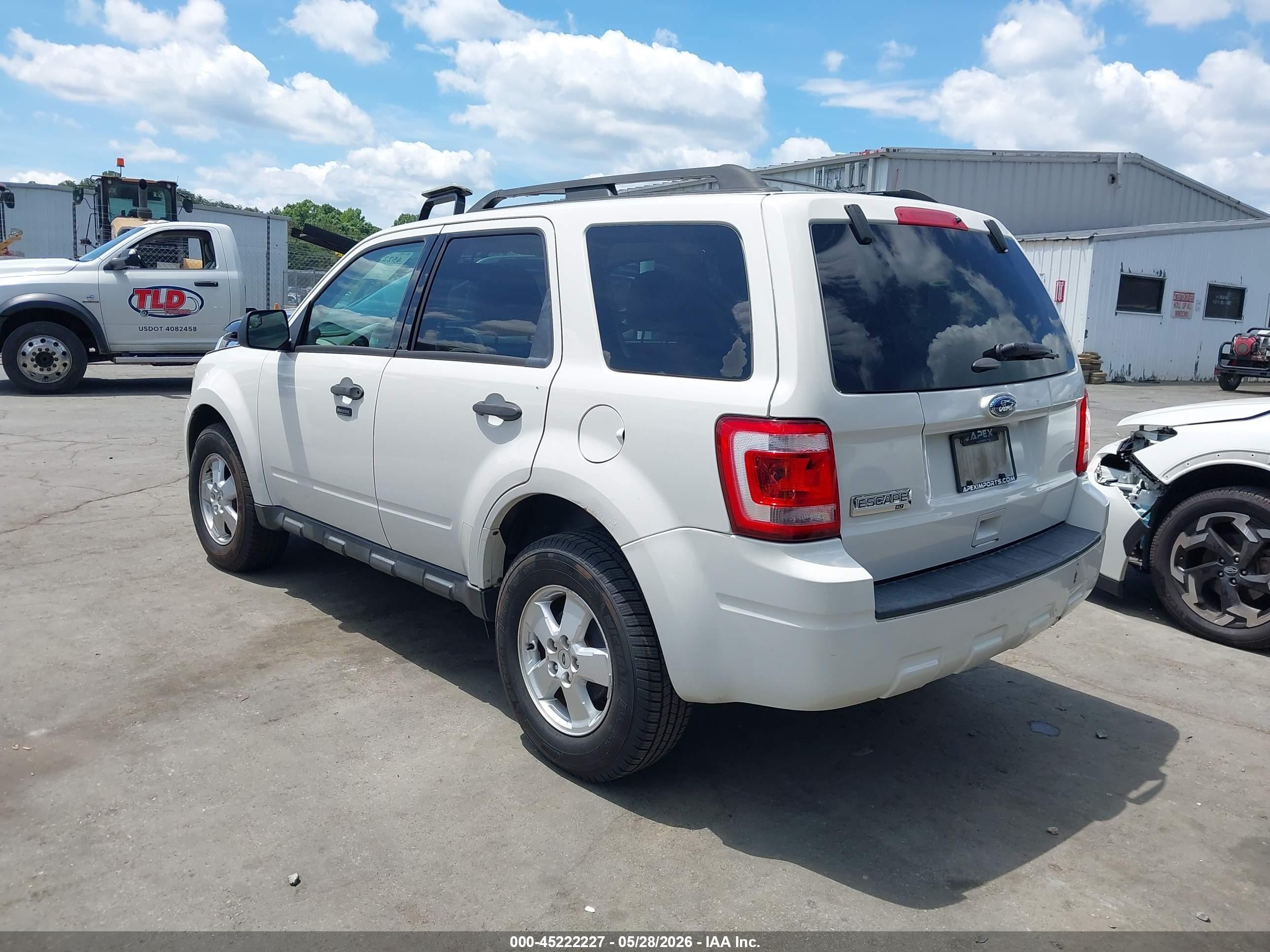 2012 Ford Escape Xlt Белый vin: 1FMCU0D73CKC57750