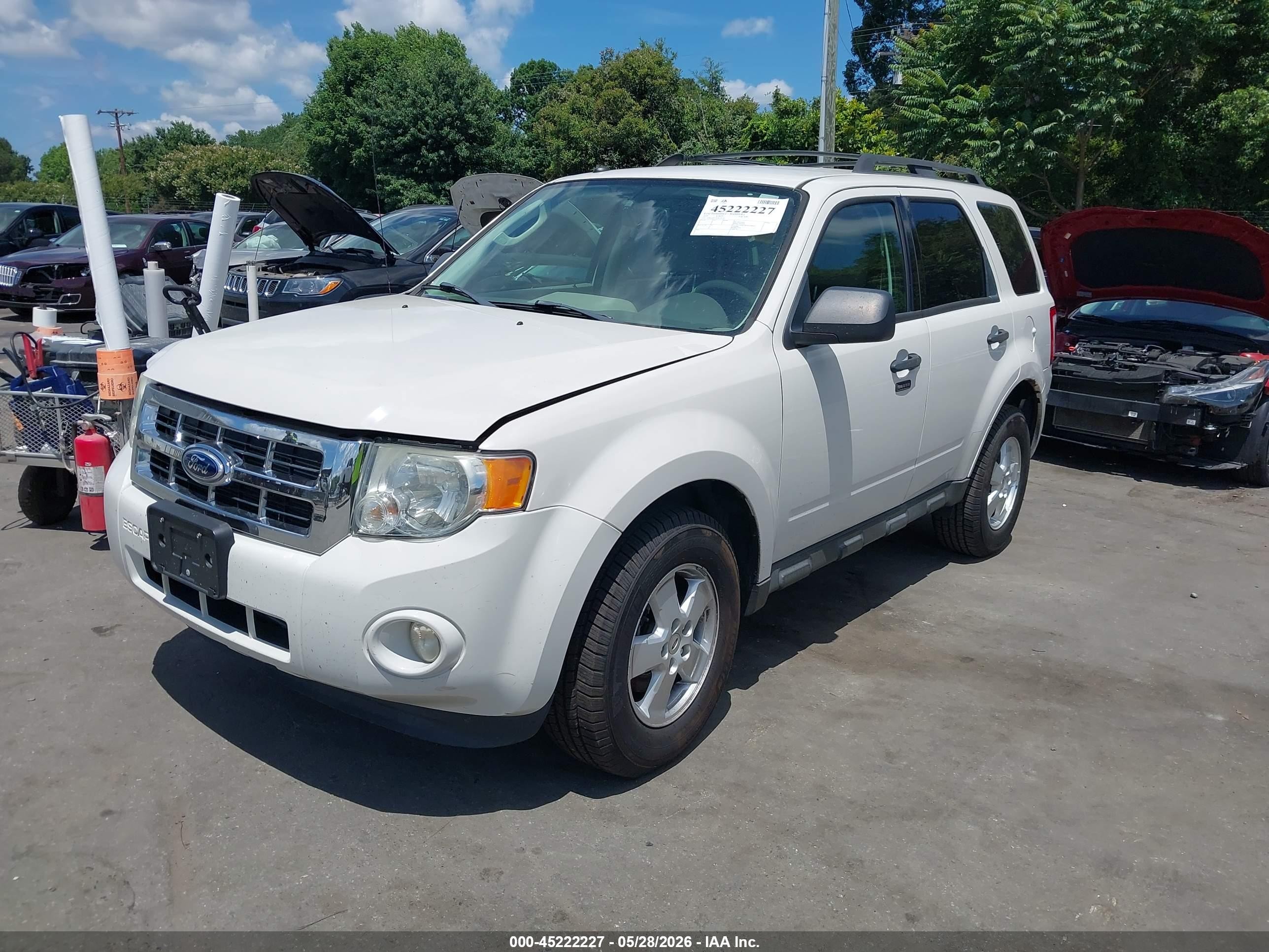 2012 Ford Escape Xlt Белый vin: 1FMCU0D73CKC57750