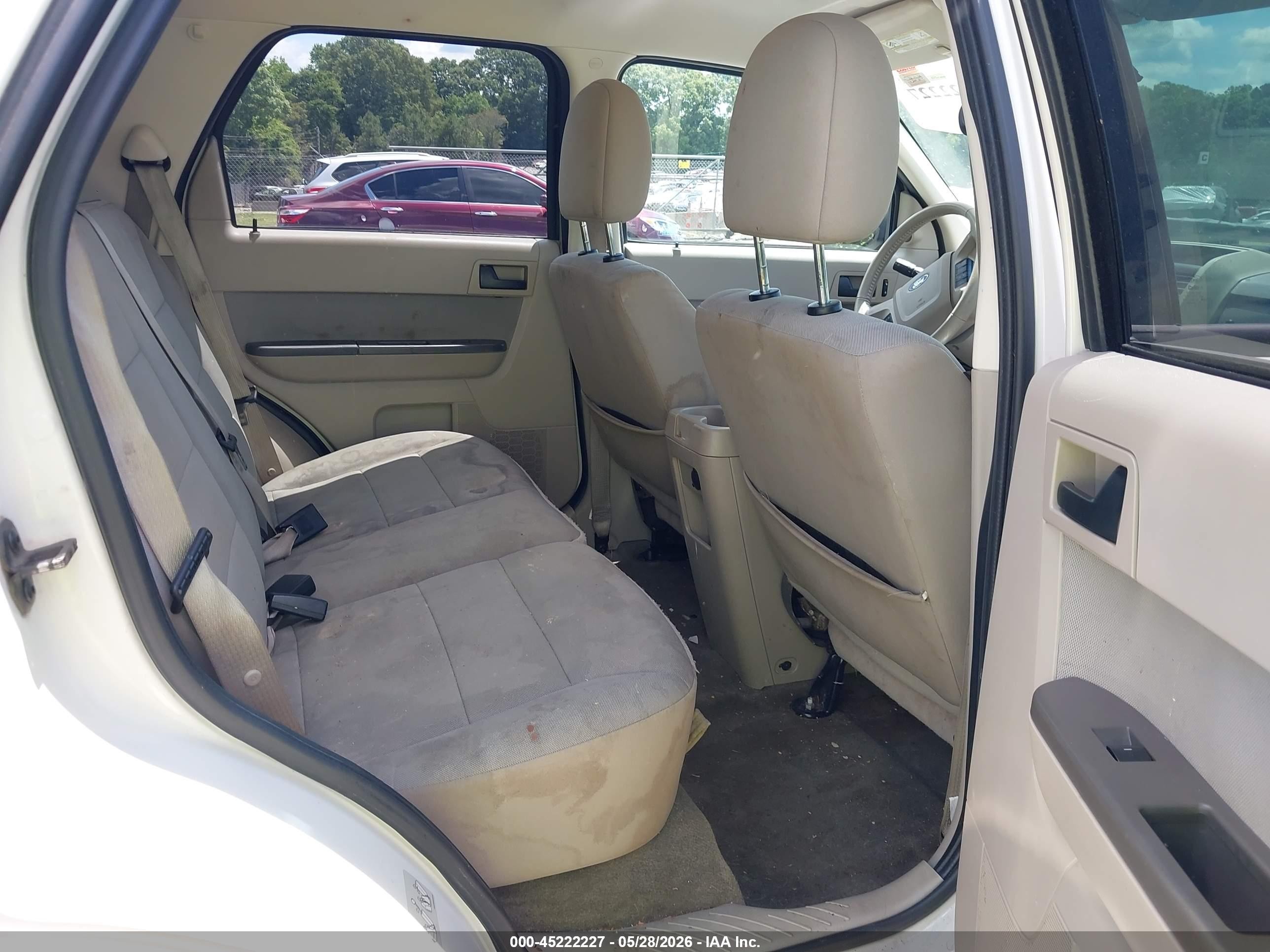 2012 Ford Escape Xlt Белый vin: 1FMCU0D73CKC57750