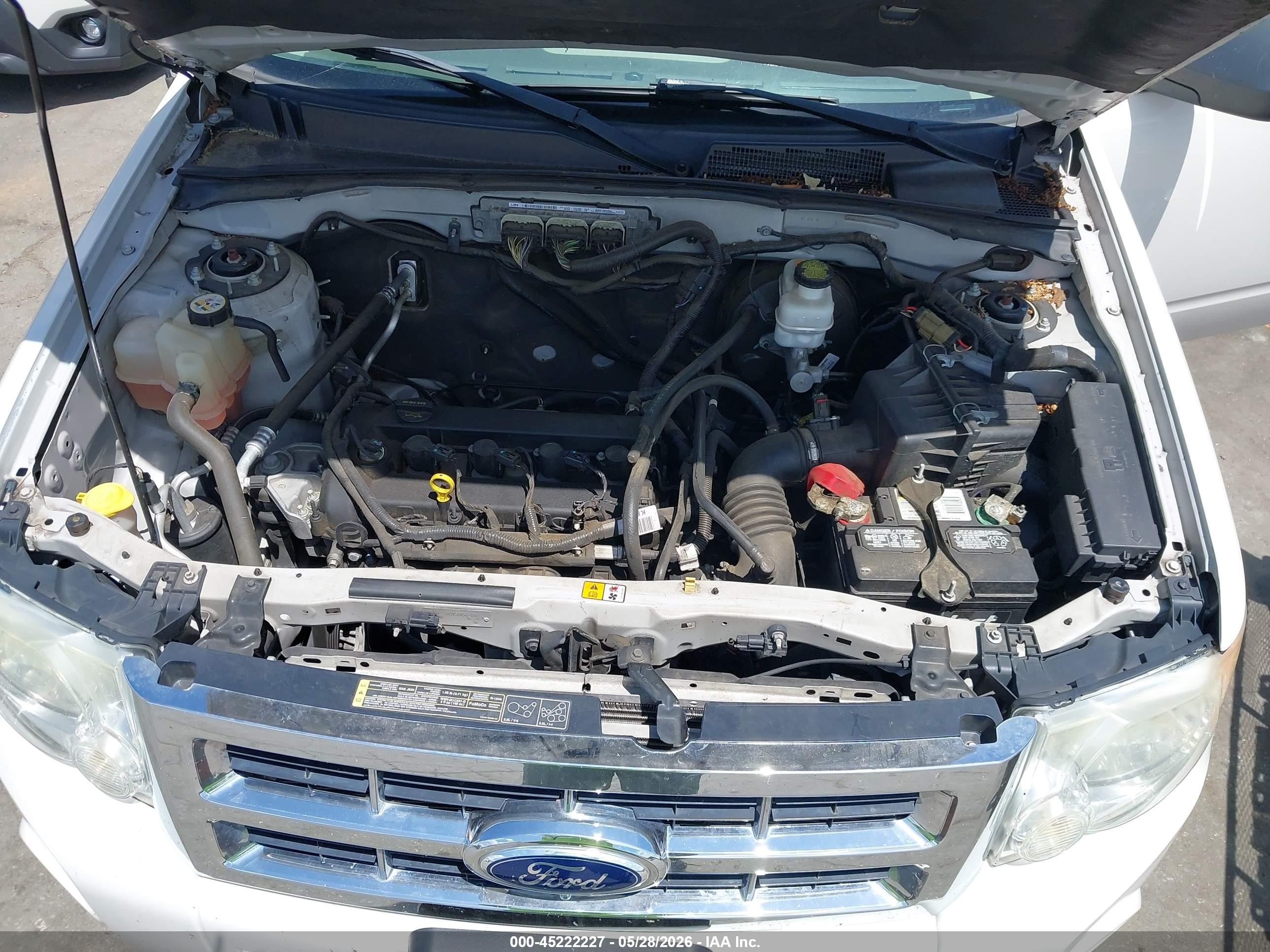 2012 Ford Escape Xlt Белый vin: 1FMCU0D73CKC57750