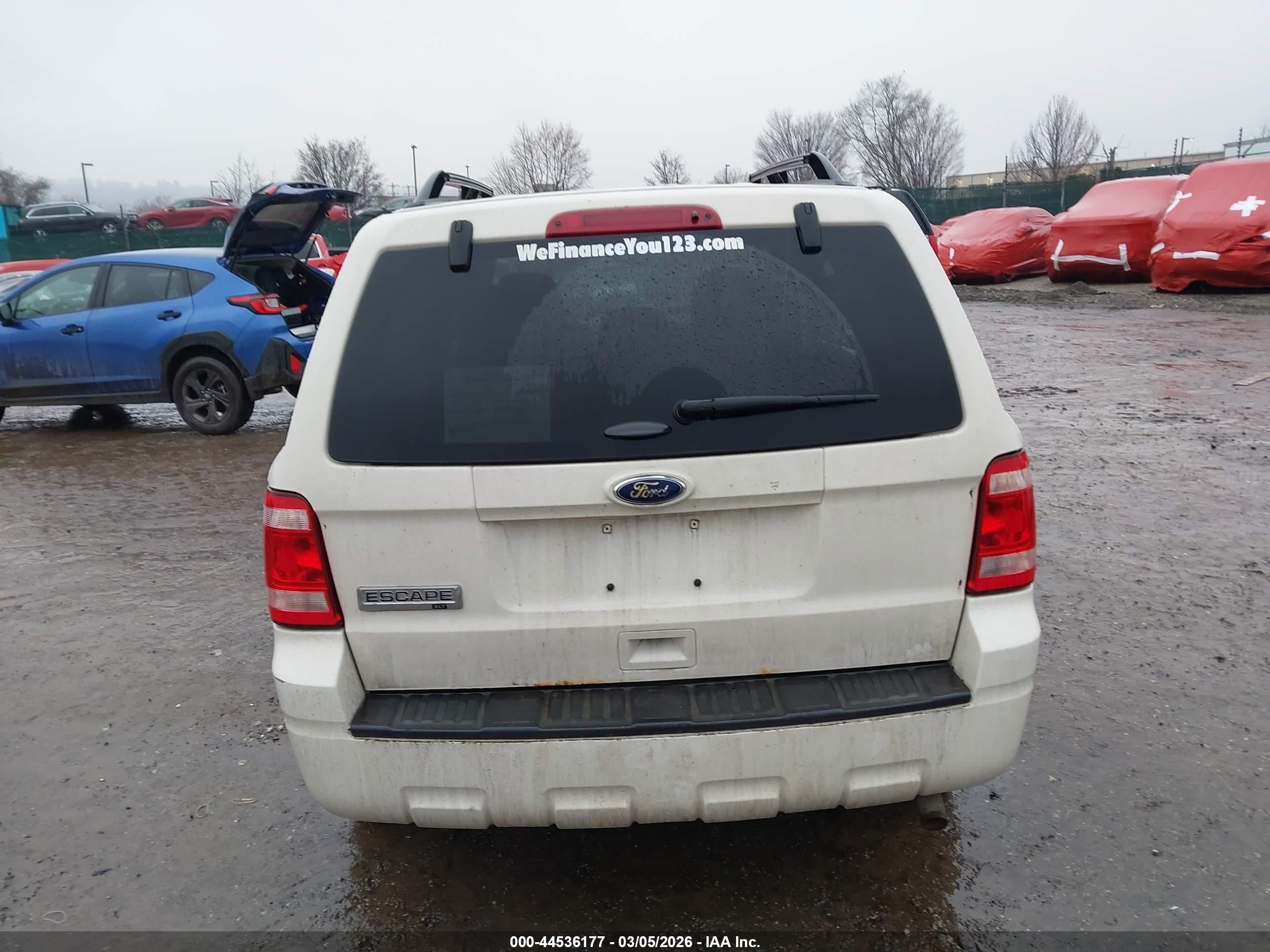 2012 Ford Escape Xlt White vin: 1FMCU0D73CKC74564