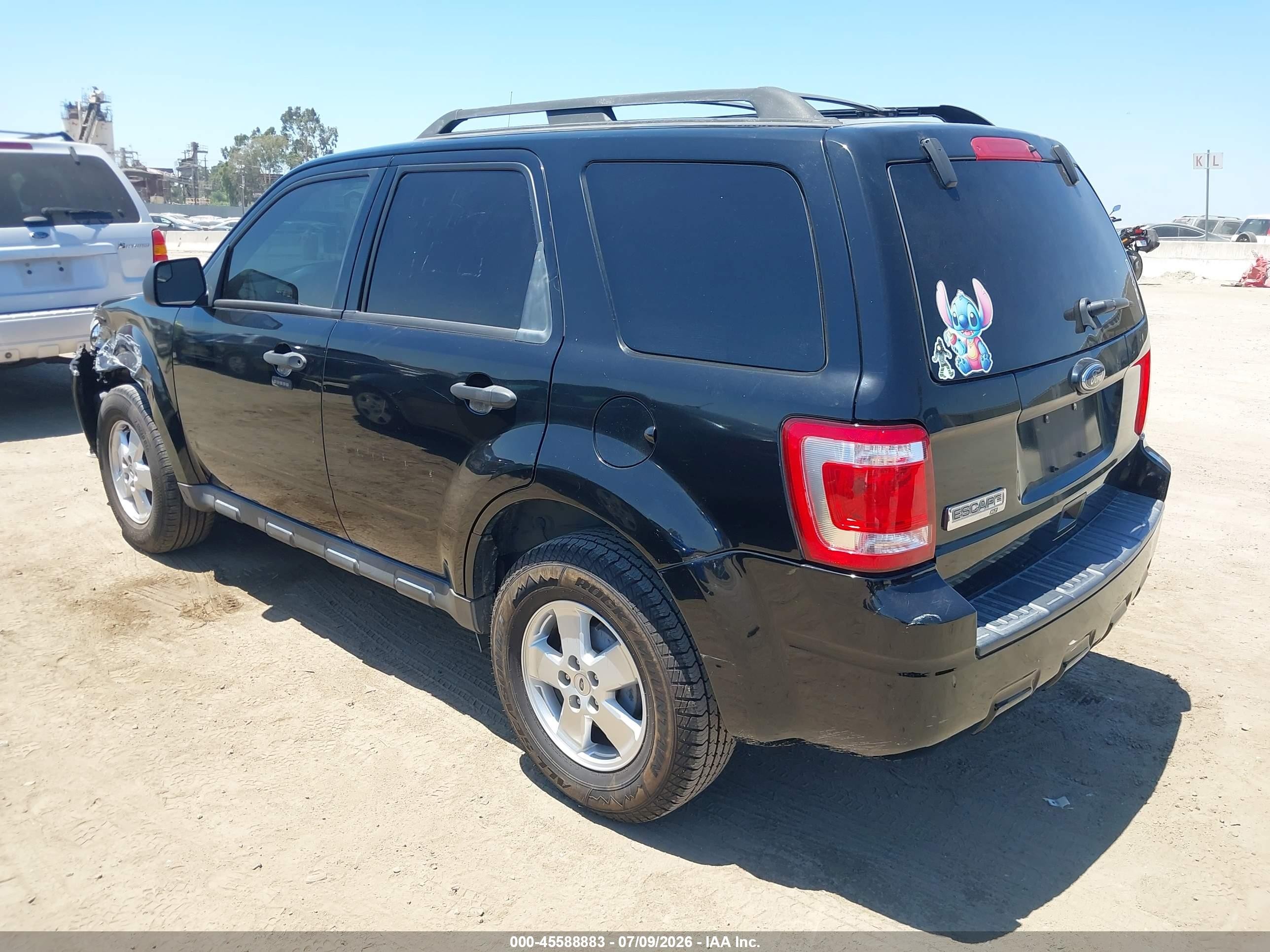 2010 Ford Escape Xlt Black vin: 1FMCU0D74AKD48278