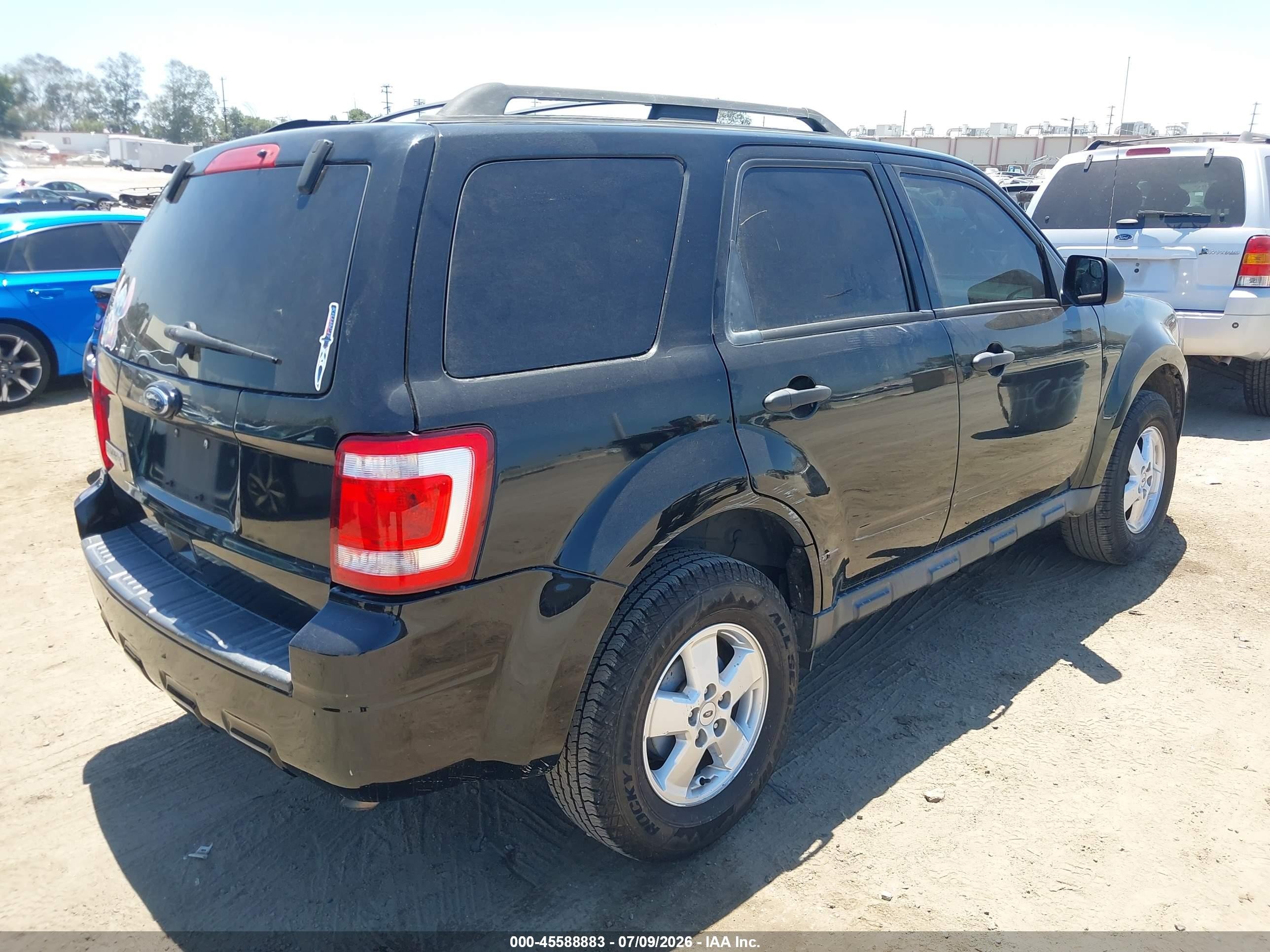 2010 Ford Escape Xlt Black vin: 1FMCU0D74AKD48278