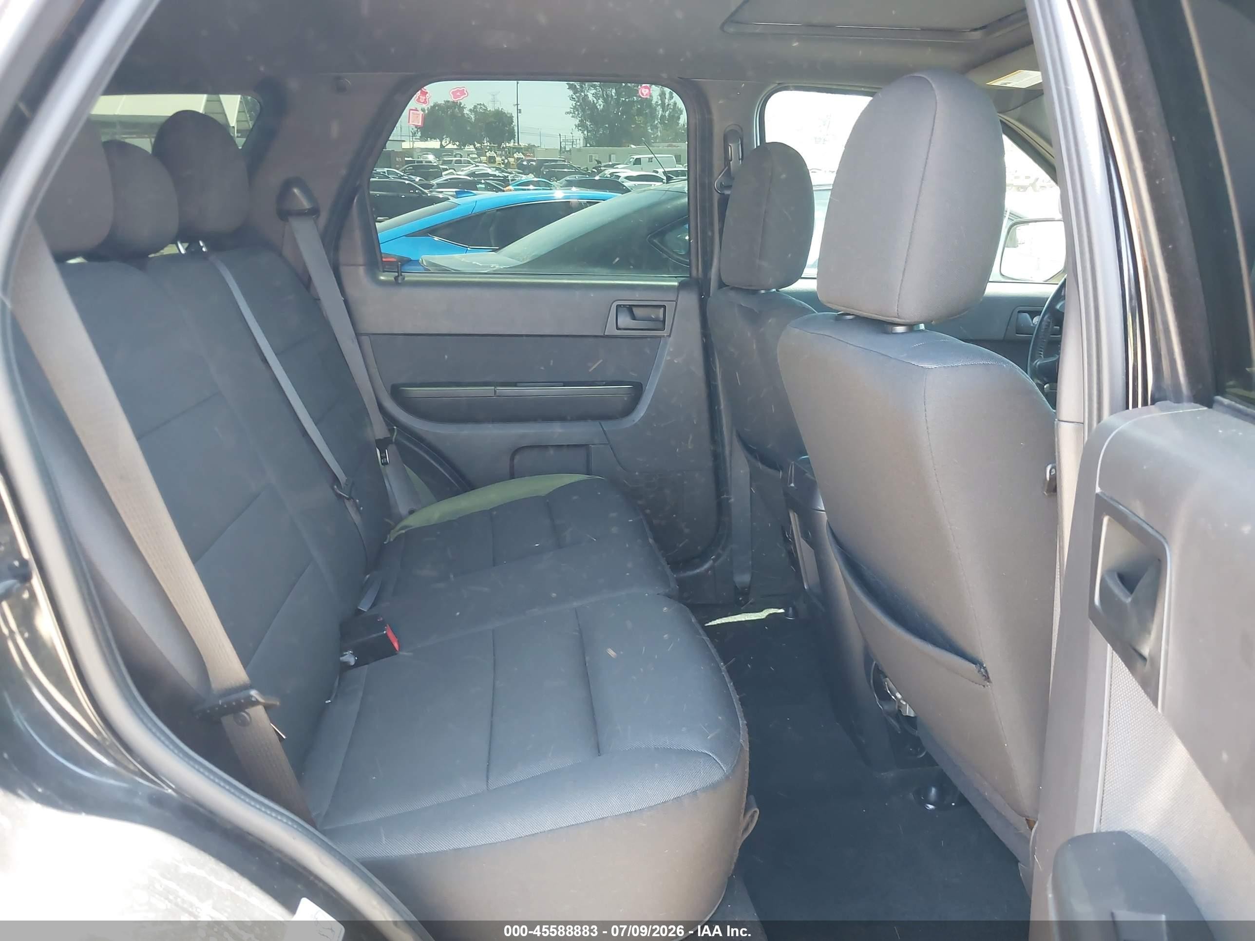 2010 Ford Escape Xlt Black vin: 1FMCU0D74AKD48278