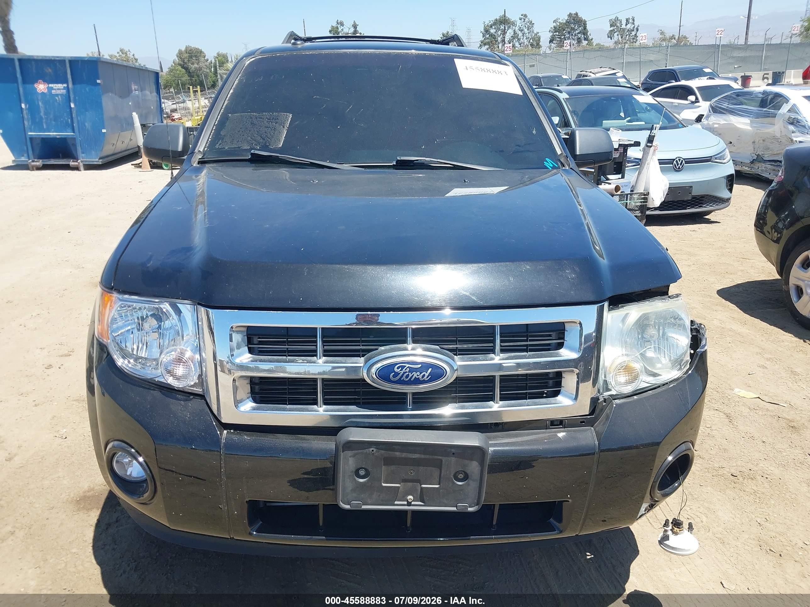 2010 Ford Escape Xlt Black vin: 1FMCU0D74AKD48278