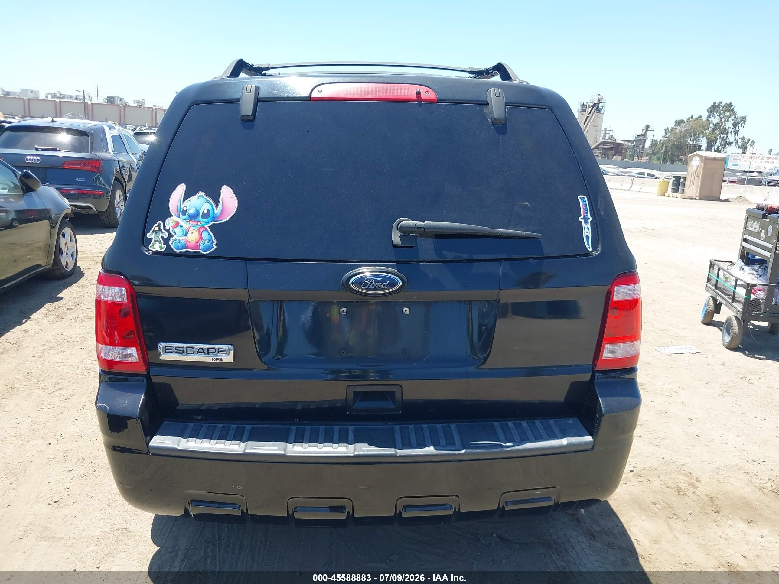 2010 Ford Escape Xlt Black vin: 1FMCU0D74AKD48278