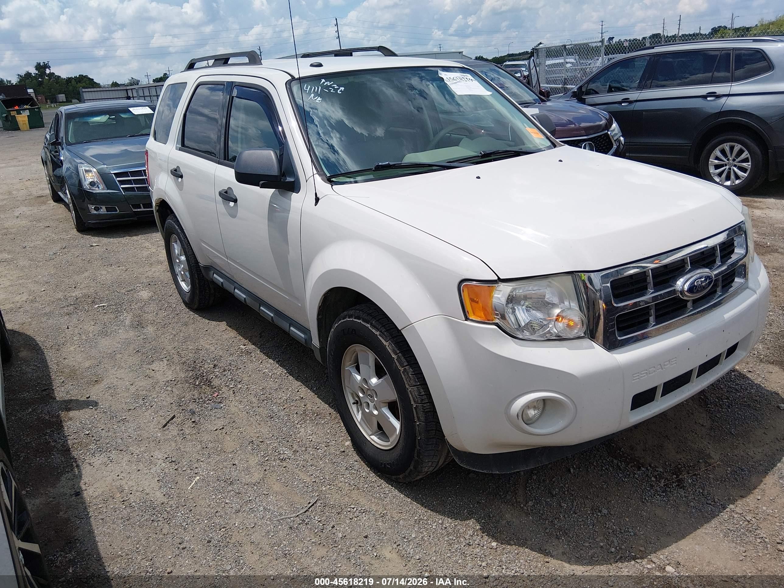 2011 Ford Escape Xlt White vin: 1FMCU0D74BKA92659