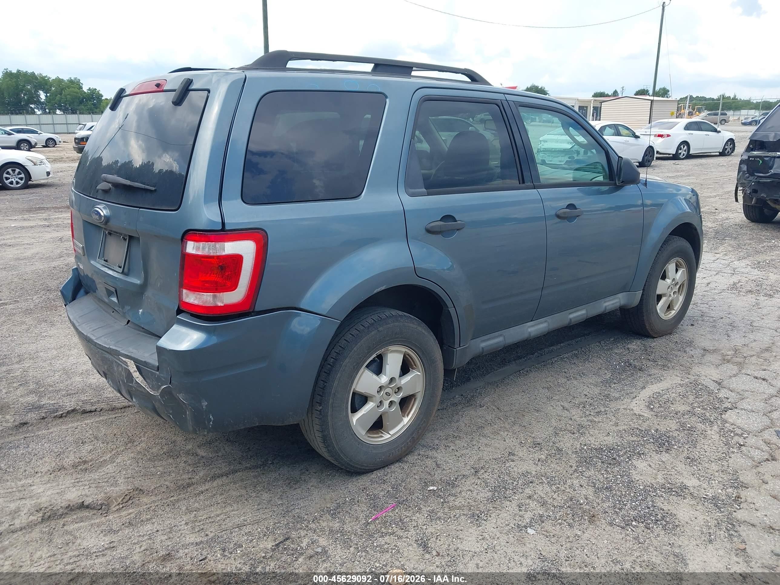 2011 Ford Escape Xlt Blue vin: 1FMCU0D74BKC27641