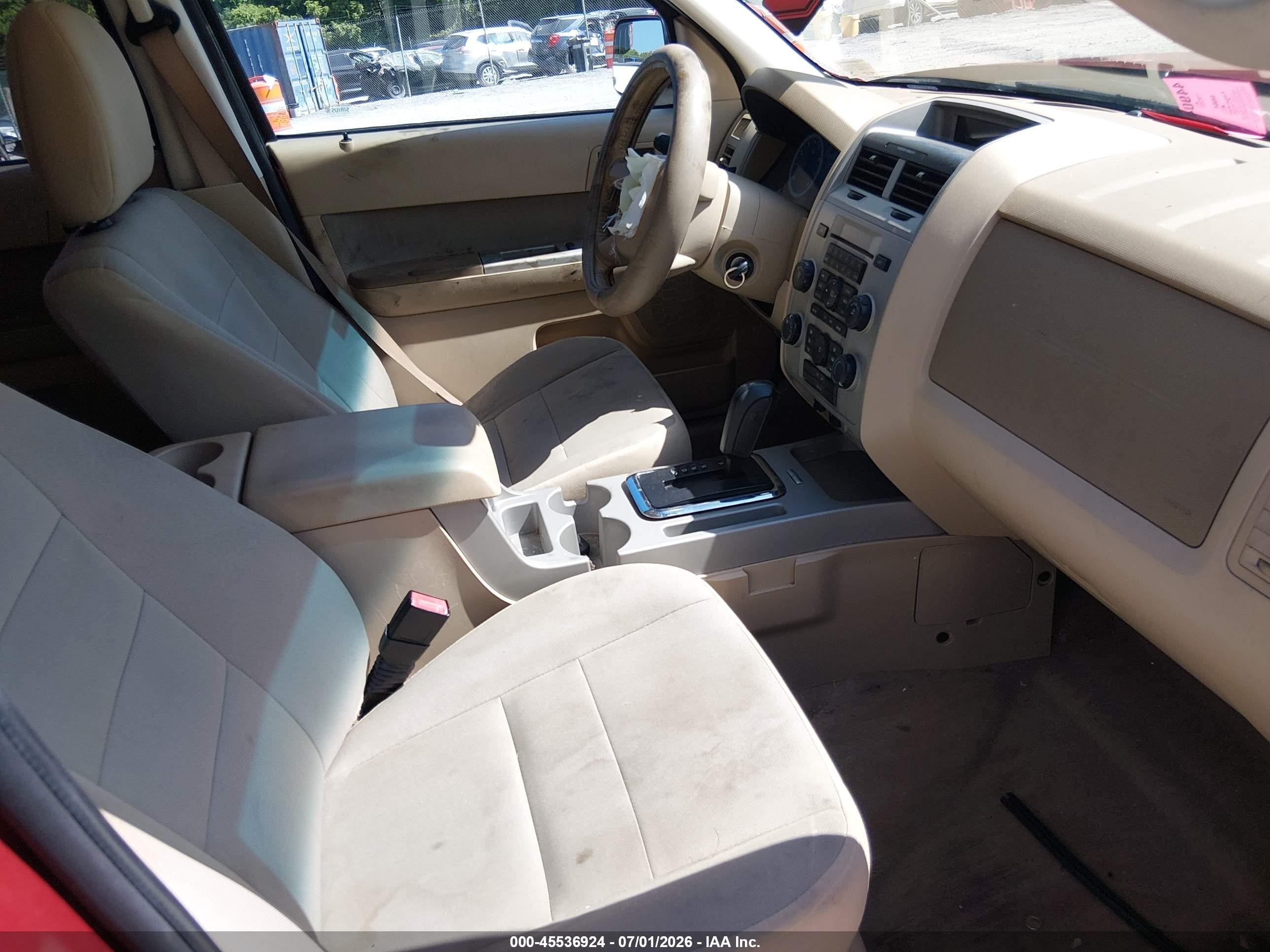 2012 Ford Escape Xlt Red vin: 1FMCU0D74CKB57351