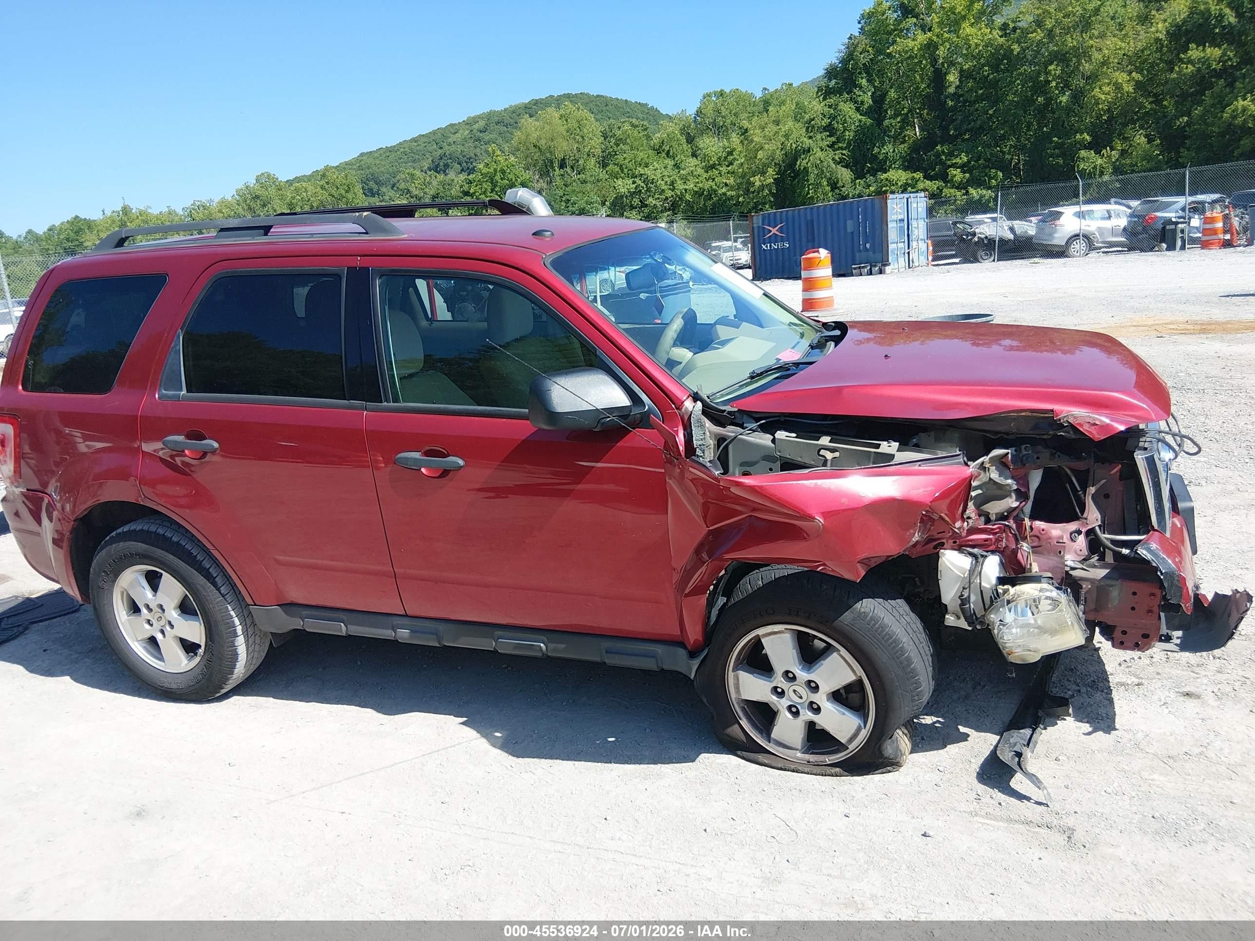 2012 Ford Escape Xlt Red vin: 1FMCU0D74CKB57351