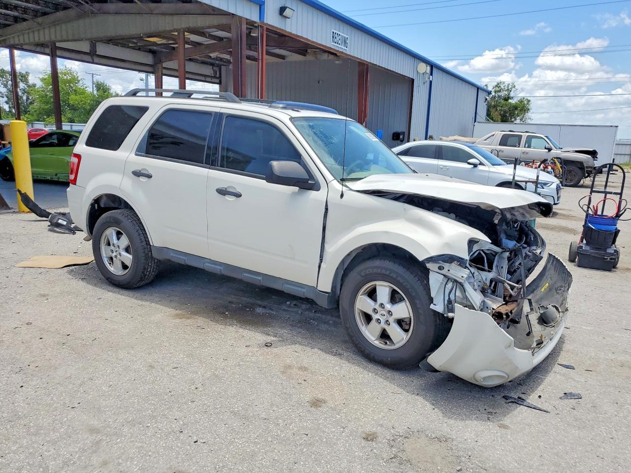 2012 Ford Escape Xlt White vin: 1FMCU0D74CKB61898