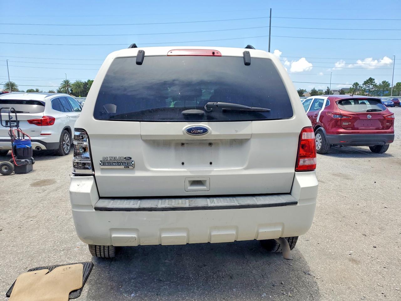 2012 Ford Escape Xlt White vin: 1FMCU0D74CKB61898