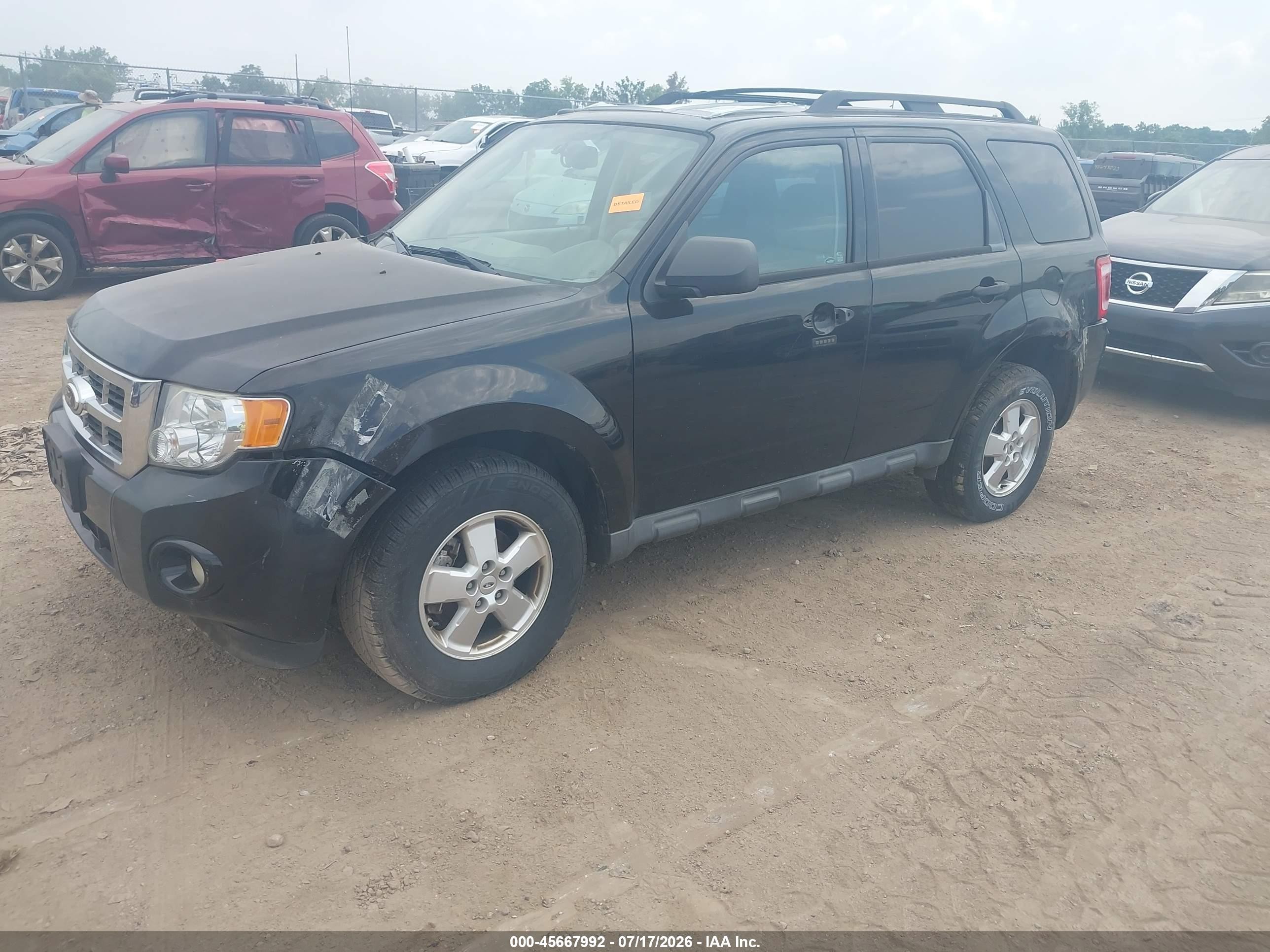 2012 Ford Escape Xlt Black vin: 1FMCU0D74CKB89412