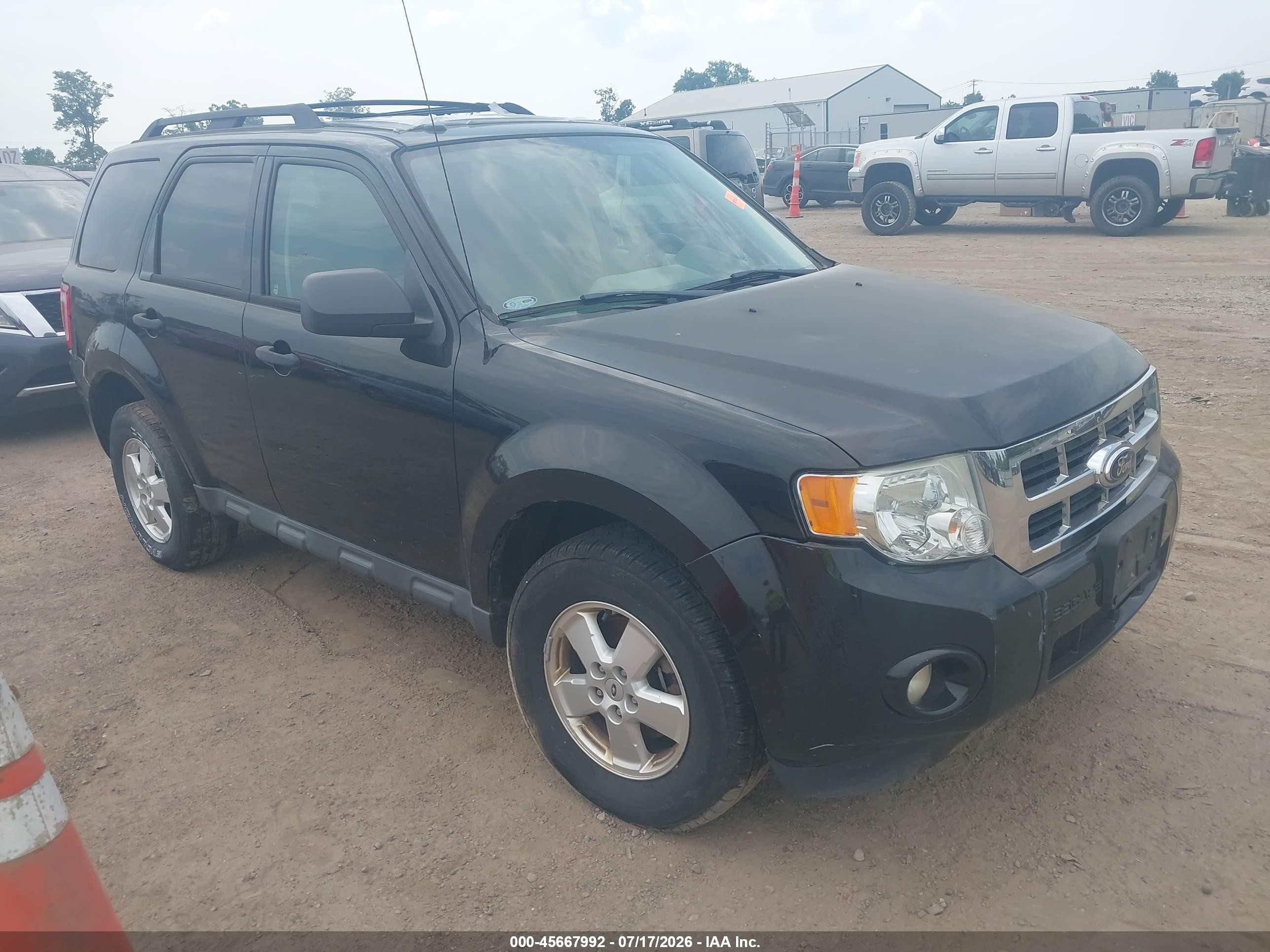2012 Ford Escape Xlt Black vin: 1FMCU0D74CKB89412