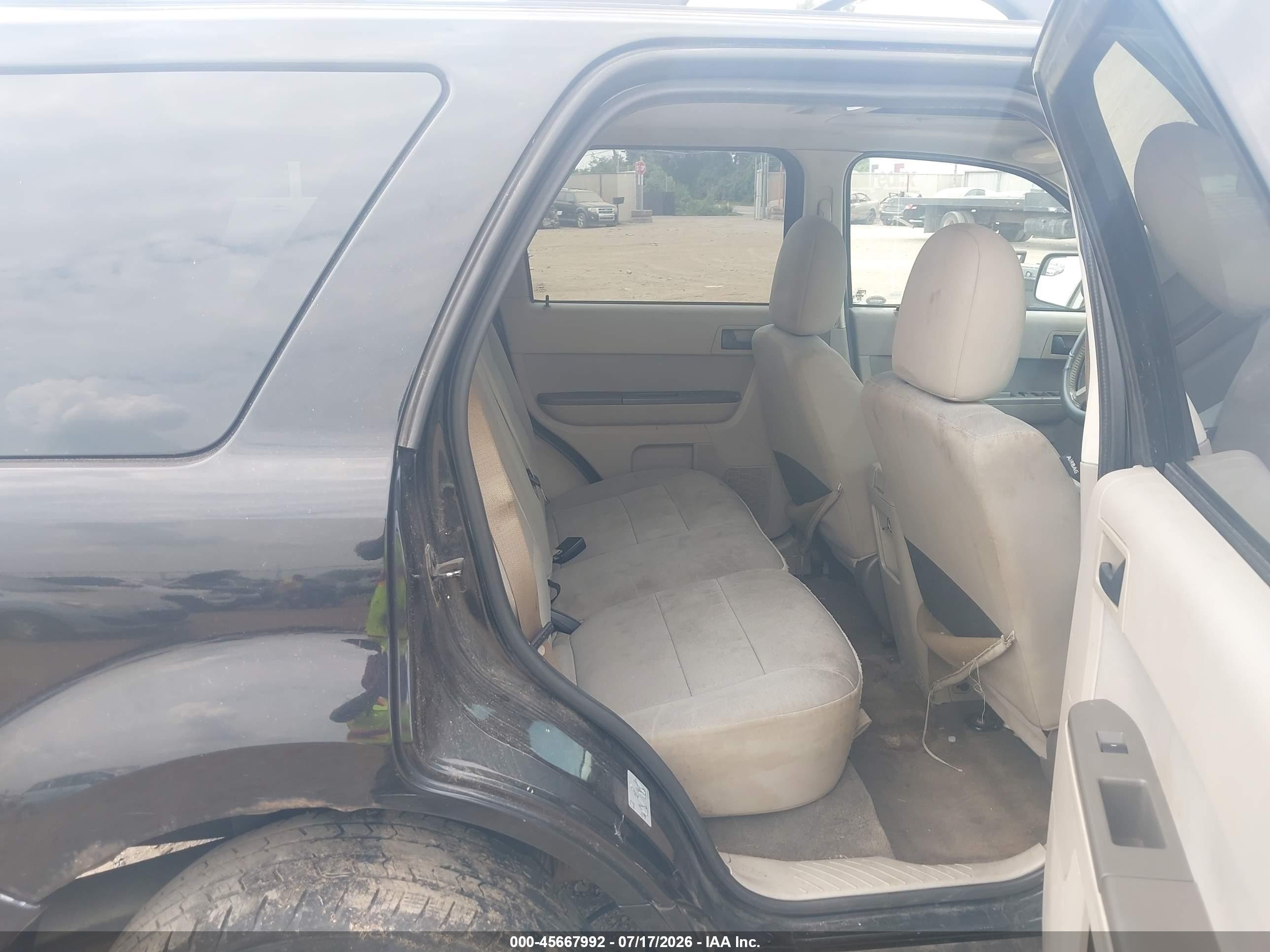 2012 Ford Escape Xlt Black vin: 1FMCU0D74CKB89412