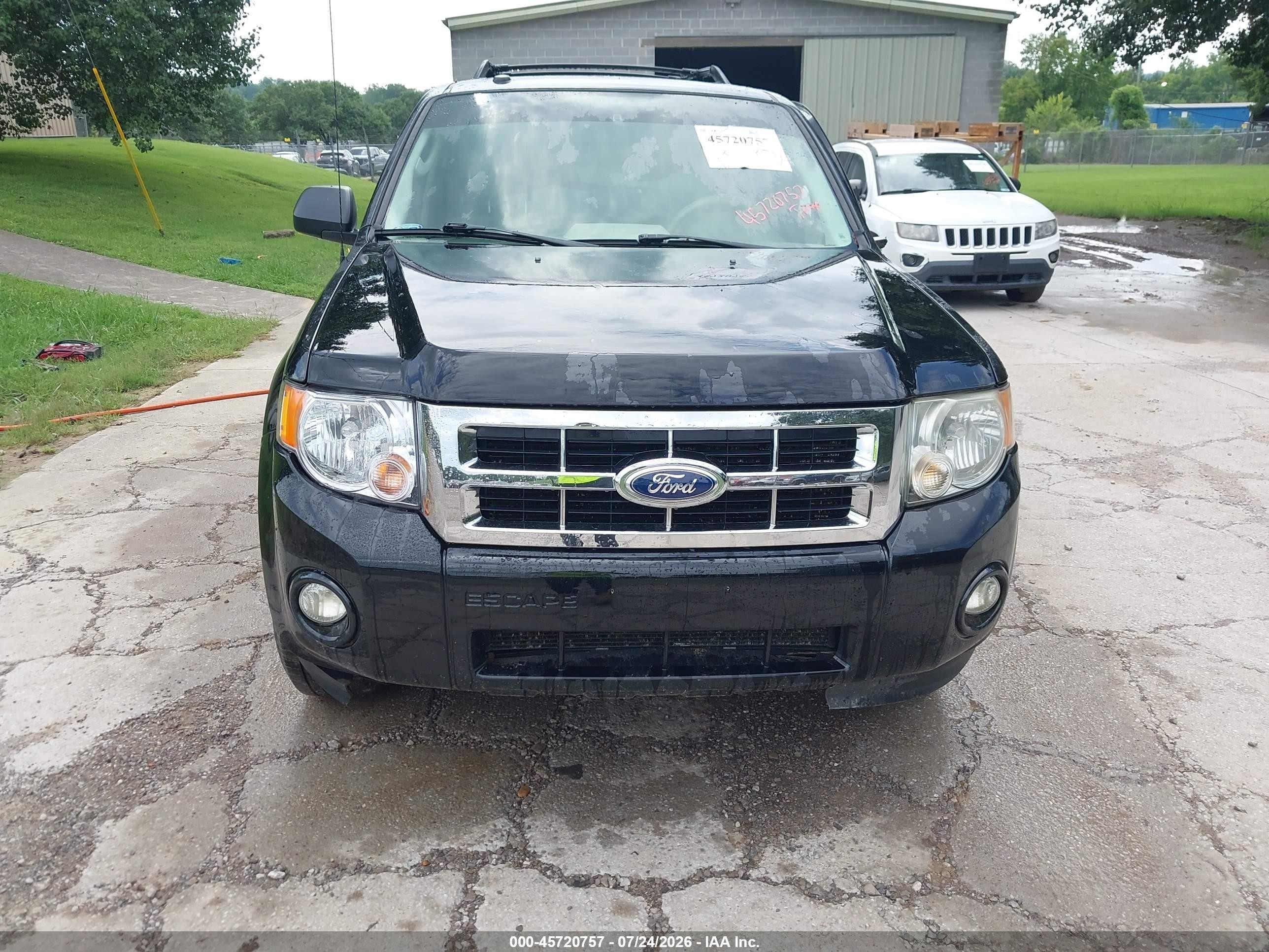 2012 Ford Escape Xlt Black vin: 1FMCU0D74CKC13174