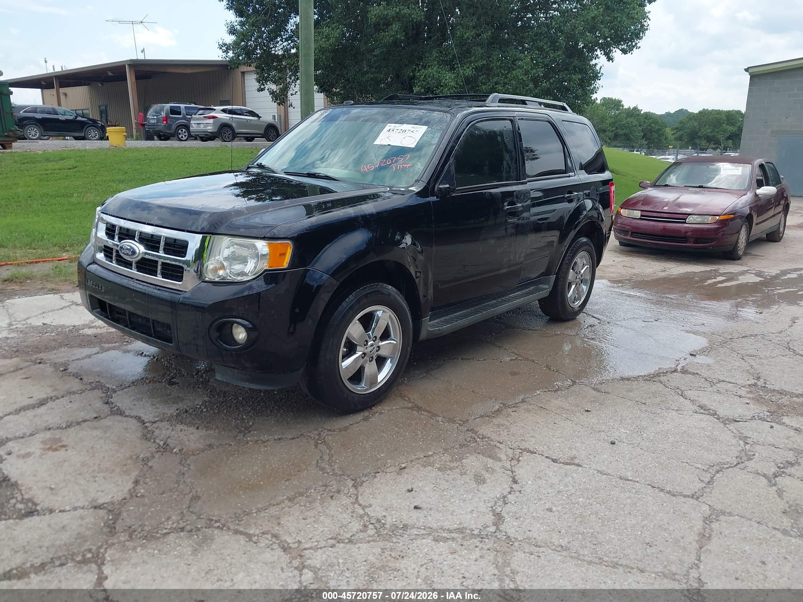 2012 Ford Escape Xlt Black vin: 1FMCU0D74CKC13174