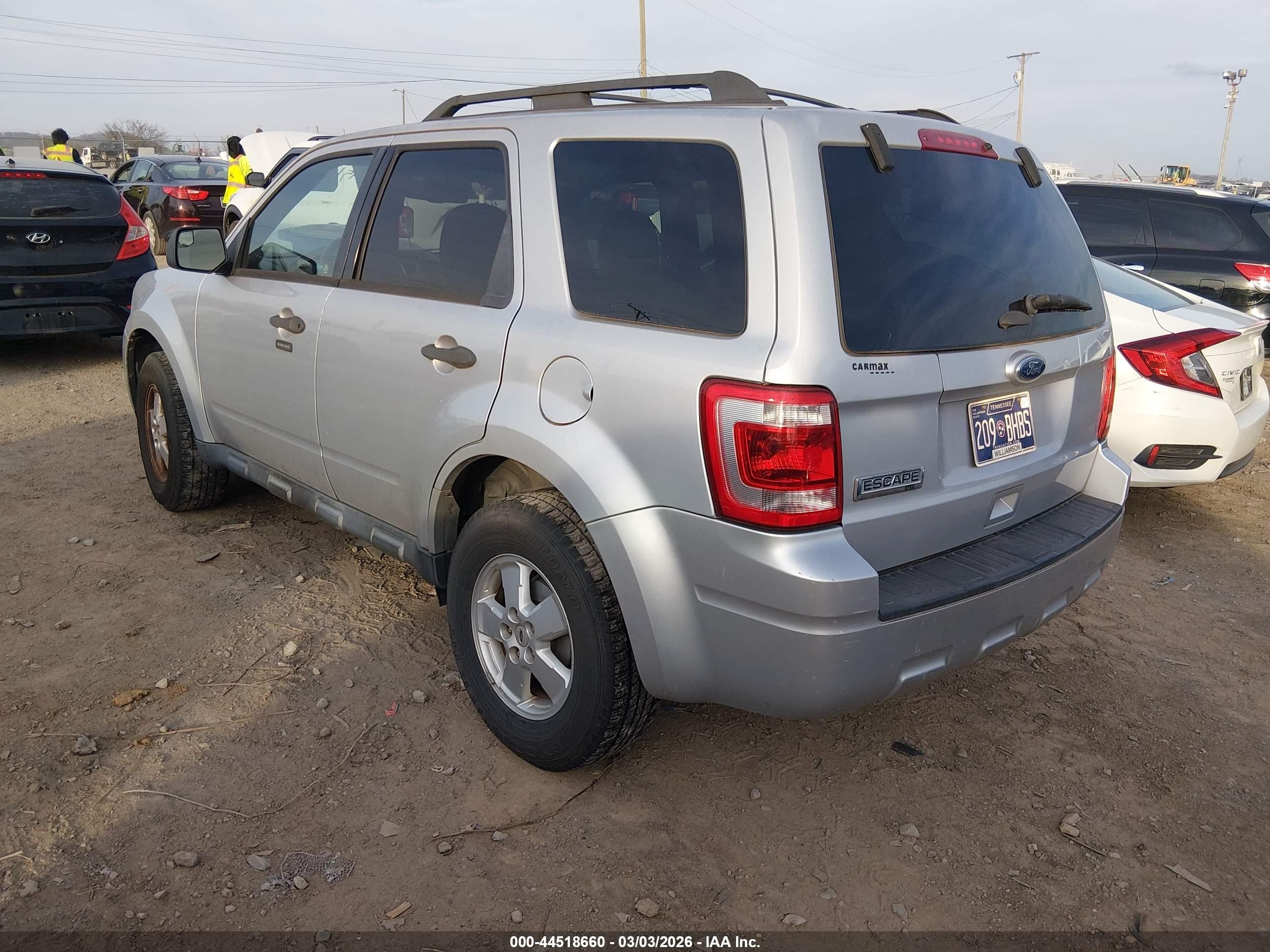 2012 Ford Escape Xlt Silver vin: 1FMCU0D74CKC73603