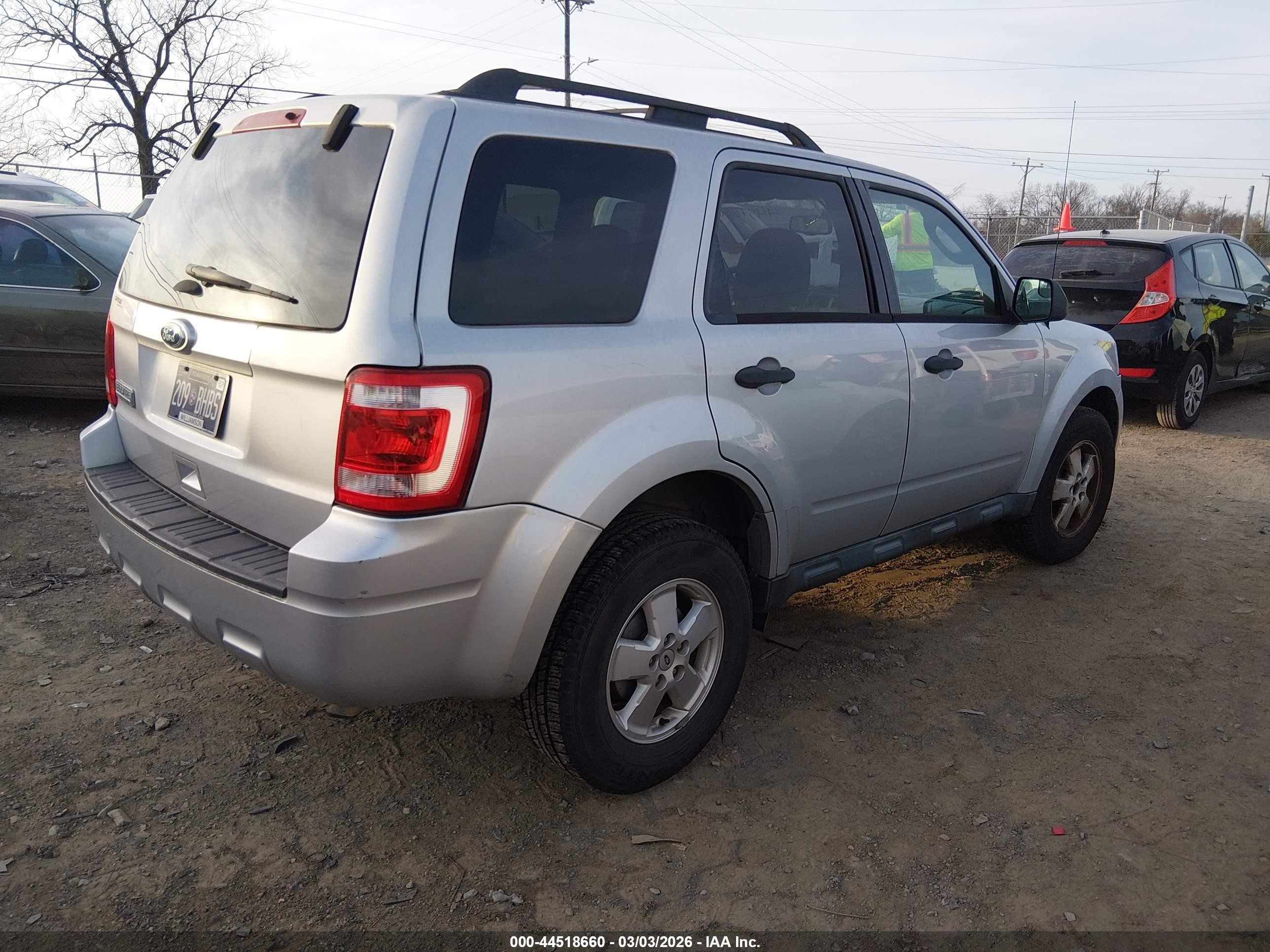 2012 Ford Escape Xlt Silver vin: 1FMCU0D74CKC73603