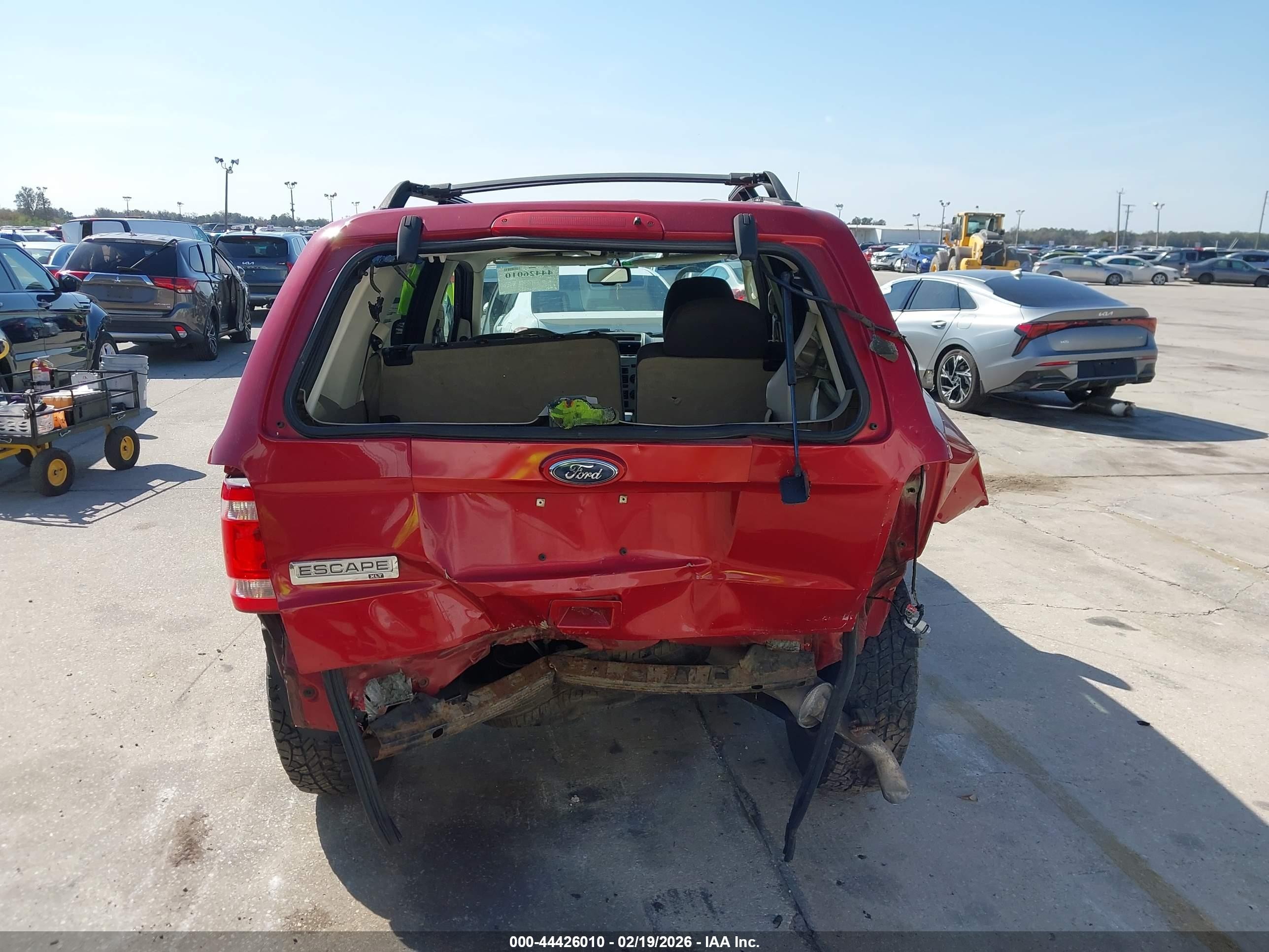 2010 Ford Escape Xlt Red vin: 1FMCU0D75AKB08771