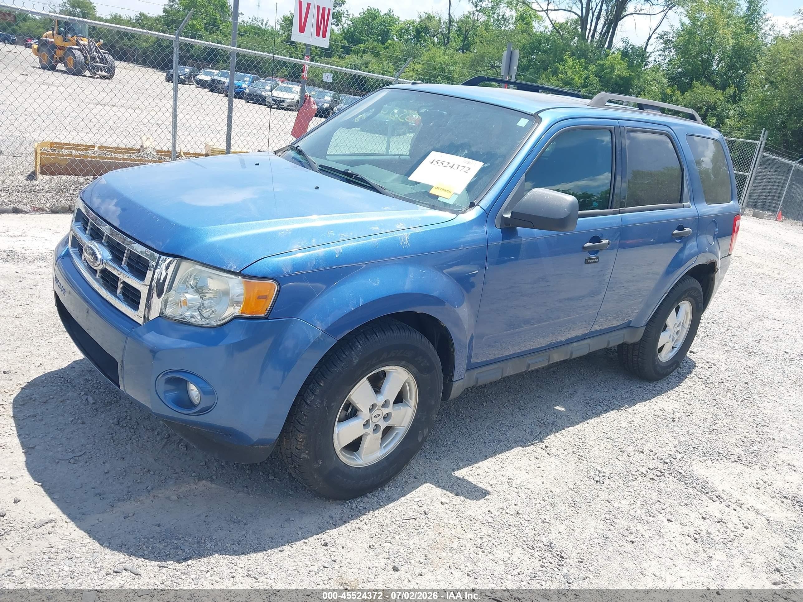 2010 Ford Escape Xlt Blue vin: 1FMCU0D75AKB42497