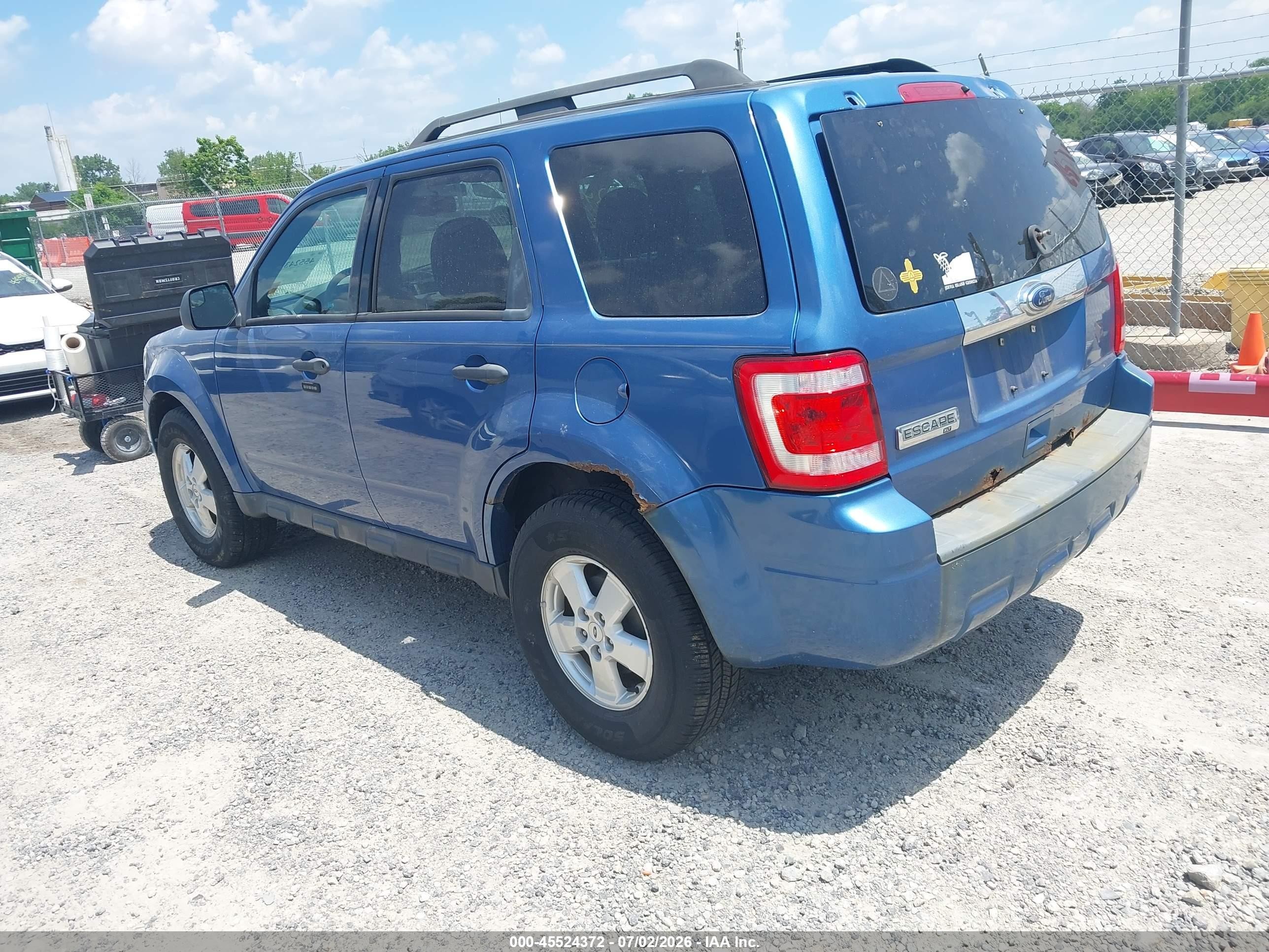 2010 Ford Escape Xlt Blue vin: 1FMCU0D75AKB42497