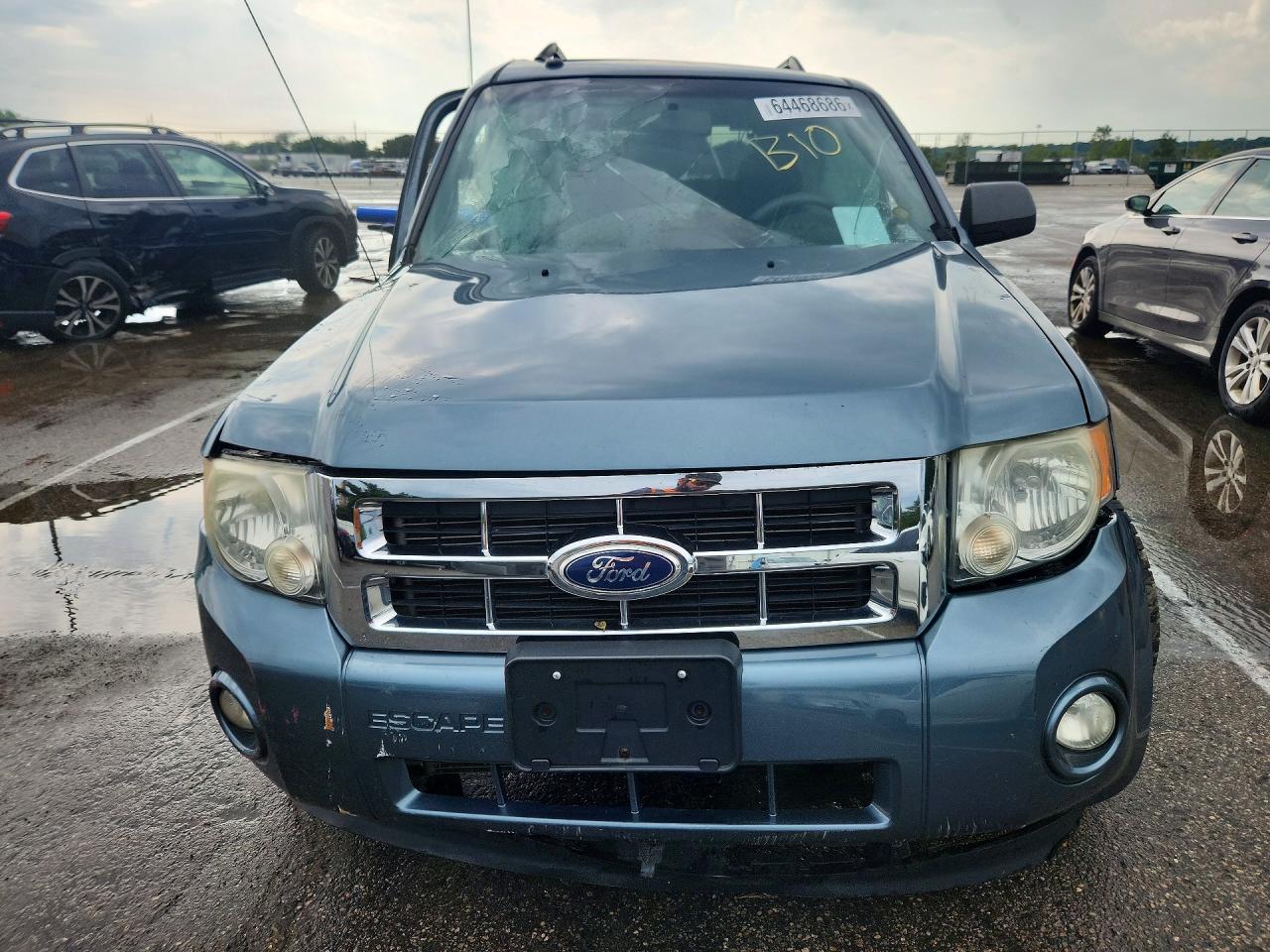 2010 Ford Escape Xlt Blue vin: 1FMCU0D75AKC50277