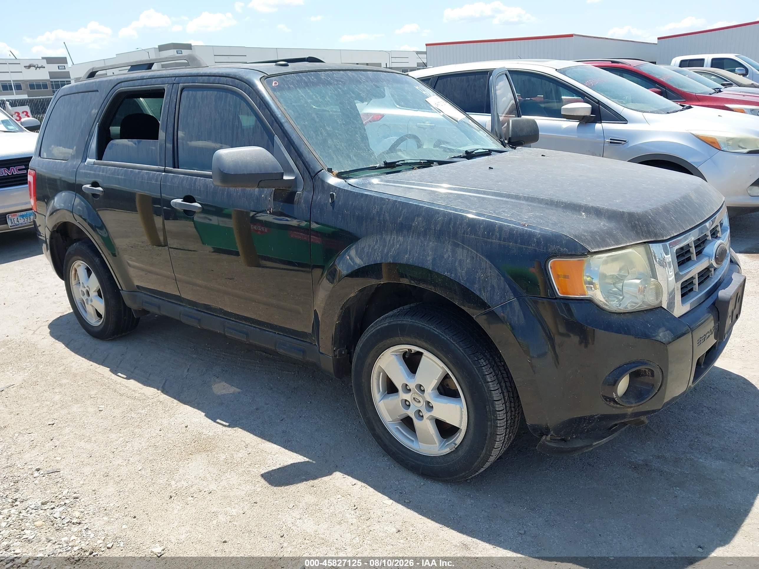 2010 Ford Escape Xlt Black vin: 1FMCU0D75AKC71940