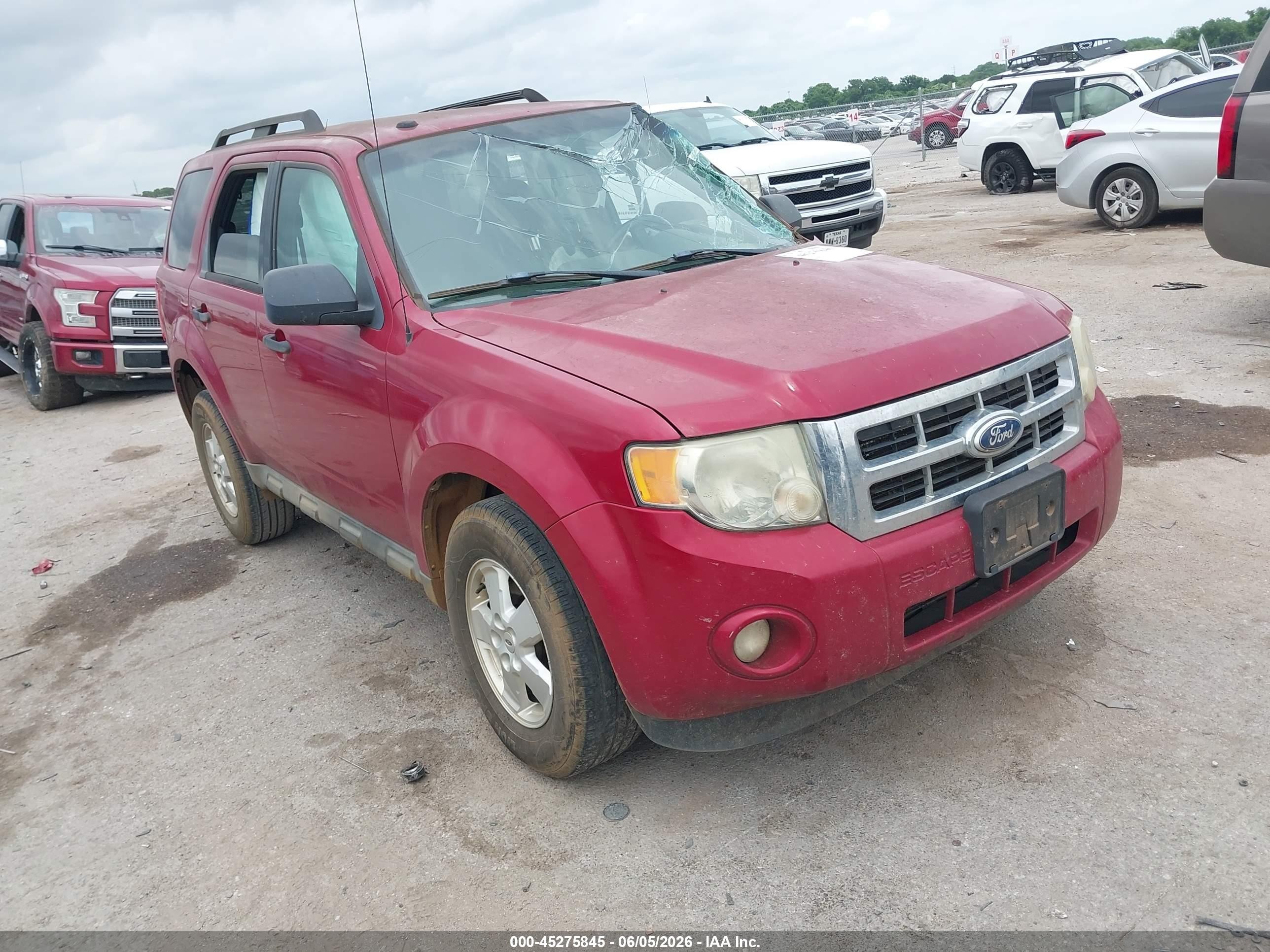 2011 Ford Escape Xlt Red vin: 1FMCU0D75BKA07358