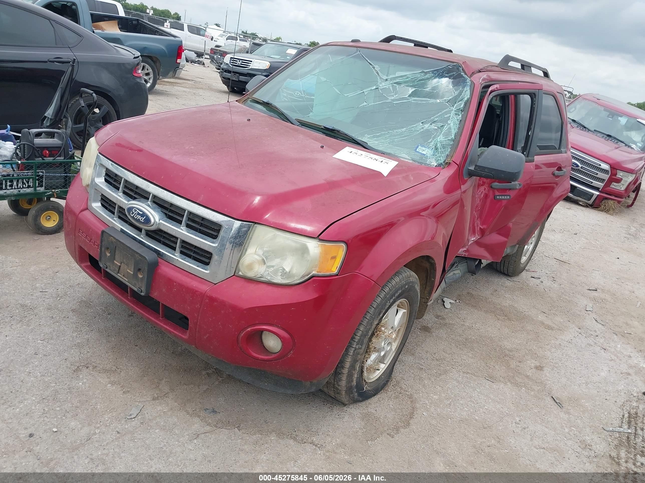 2011 Ford Escape Xlt Красный vin: 1FMCU0D75BKA07358