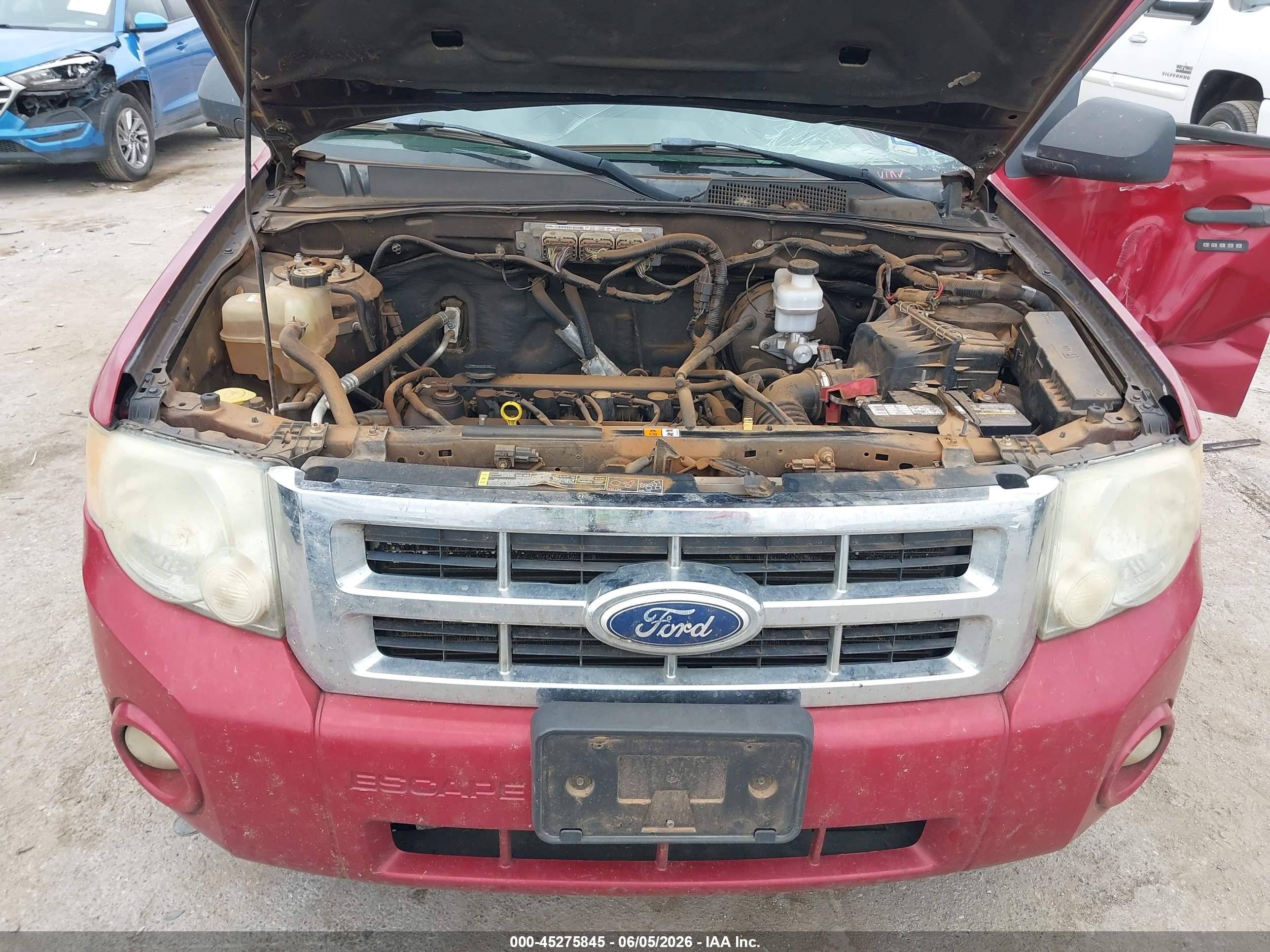 2011 Ford Escape Xlt Красный vin: 1FMCU0D75BKA07358