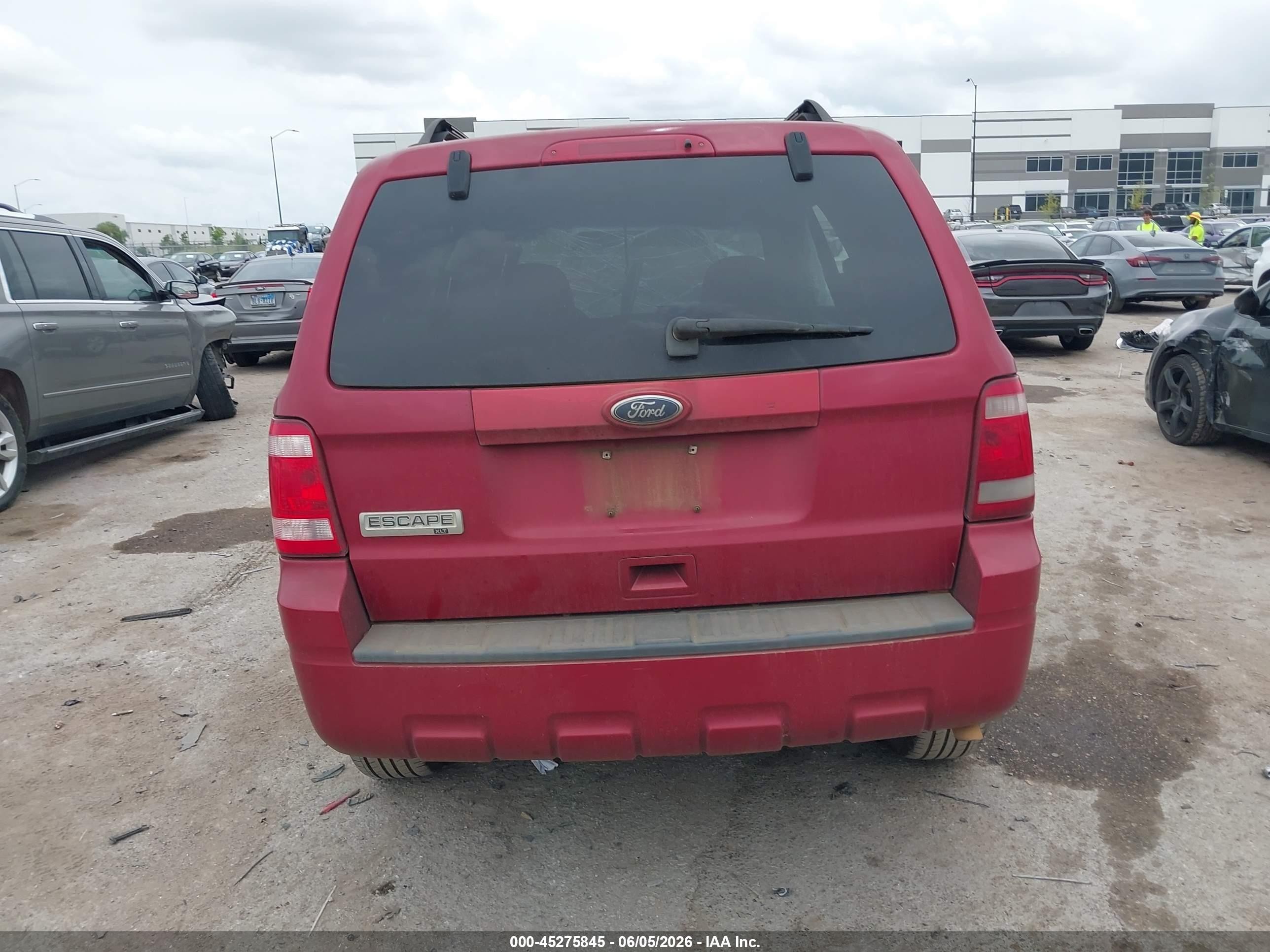 2011 Ford Escape Xlt Красный vin: 1FMCU0D75BKA07358