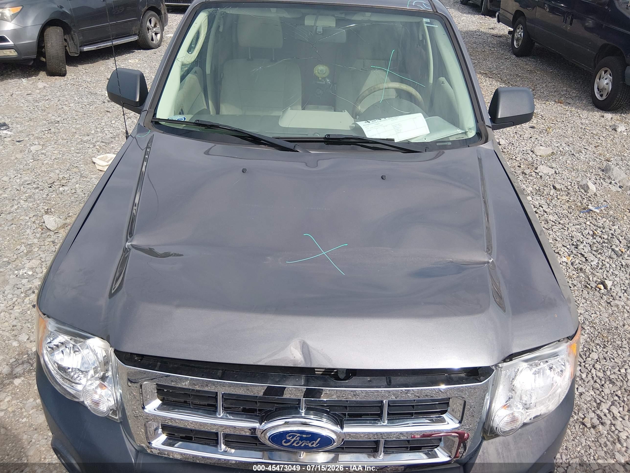 2011 Ford Escape Xlt Gray vin: 1FMCU0D75BKA36682