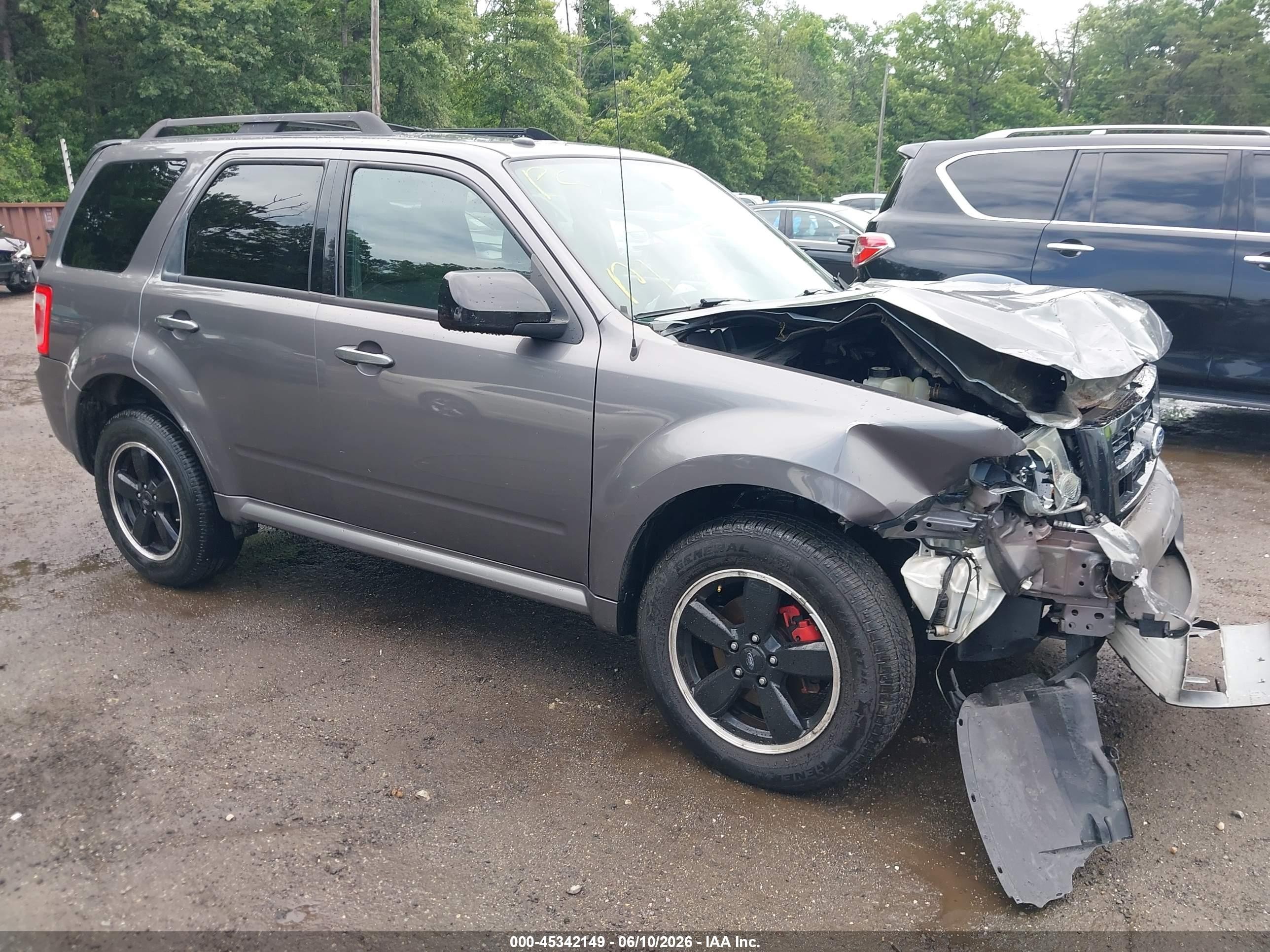 2011 Ford Escape Xlt Gray vin: 1FMCU0D75BKA60822